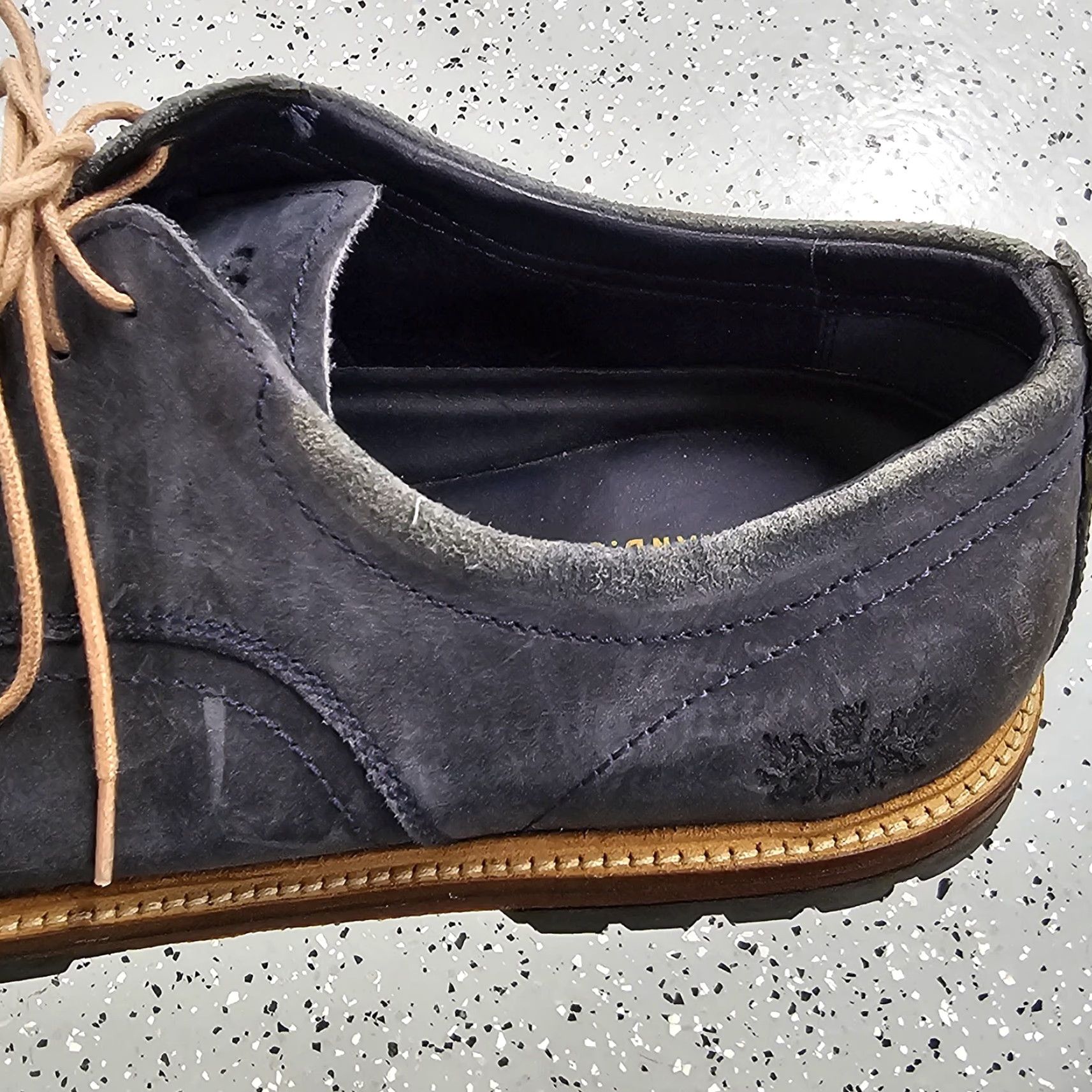 Cole Haan Cole Haan Grand 360 Richardson Blue Leather Cap Toe Oxfords Mens 9.5 M Size ONE SIZE - 4 Thumbnail