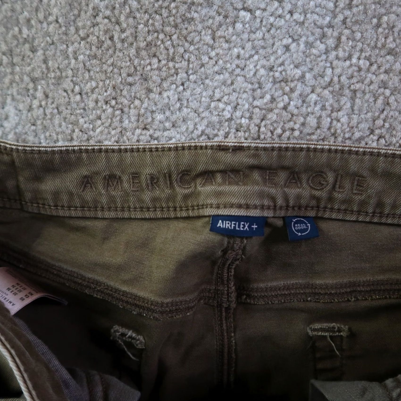American Eagle Outfitters VINTAGE? No — American Eagle Slim Straight Jeans Mens 32x36 Brown Denim Airflex Distressed Slim 5-Pocket Cotton Blend Jeans Mens Brown Size US 32 / EU 48 - 3 Thumbnail