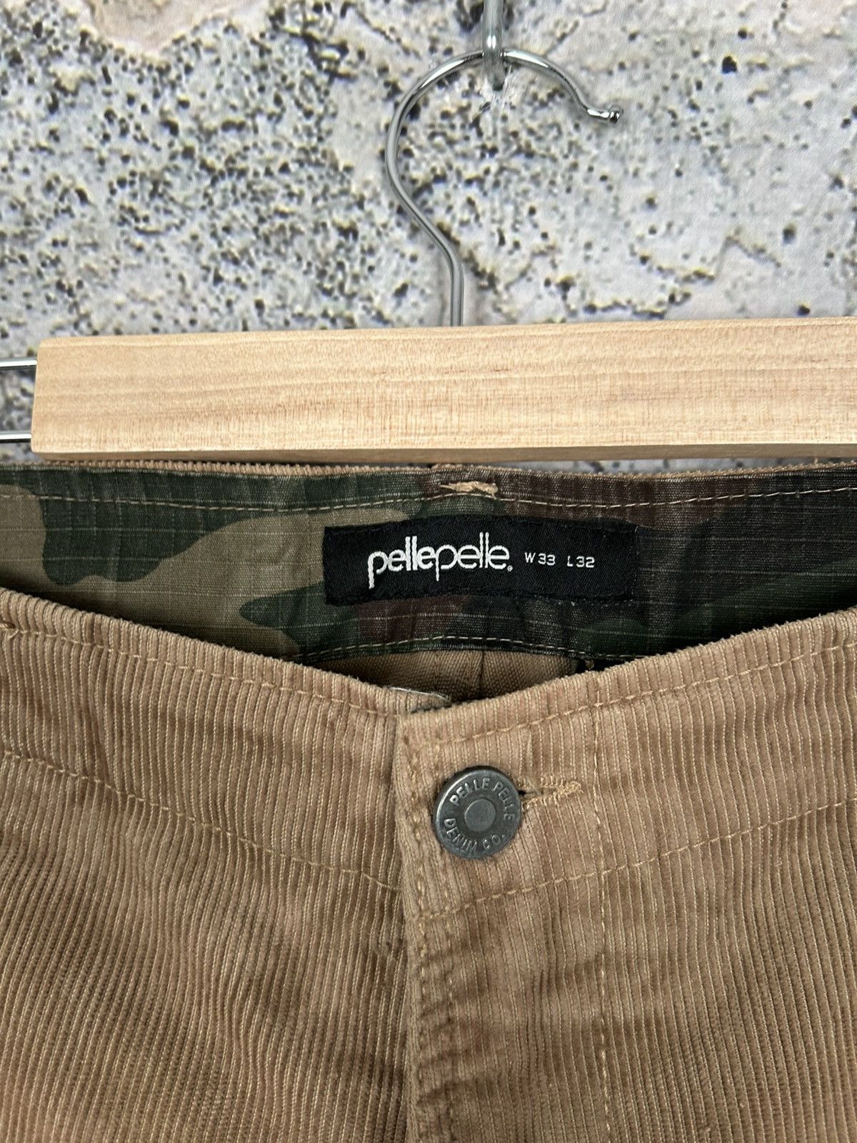 Pelle Pelle Pelle Pelle Vintage Baggy Cargo Corduroy Pants 90s Rap Rare Size US 33 - 9 Thumbnail