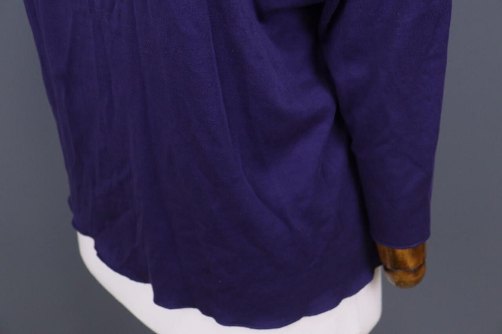 Designer PERUVIAN CONNECTION Purple Pima Shirt Blouse Size XL Size XL / US 12-14 / IT 48-50 - 6 Thumbnail