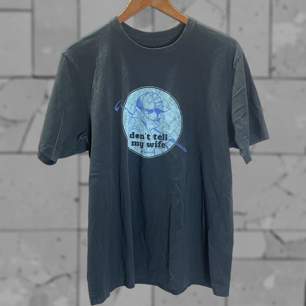 TravisMathew Travis Mathew Dark Blue Don’t Tell My Wife Golf Graphic Tee Mens Size L Size US L / EU 52-54 / 3 - 1 Thumbnail