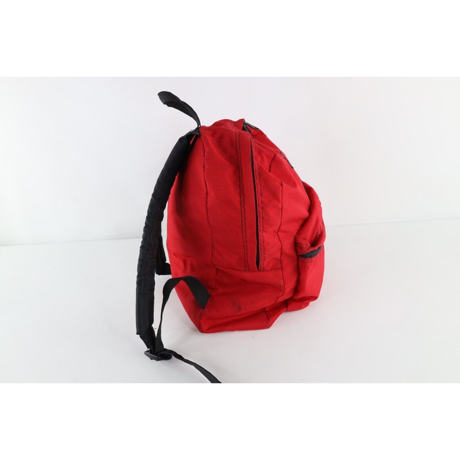 Jansport × Vintage Vintage 90s JanSport Distressed Box Logo Backpack Size ONE SIZE - 7 Thumbnail