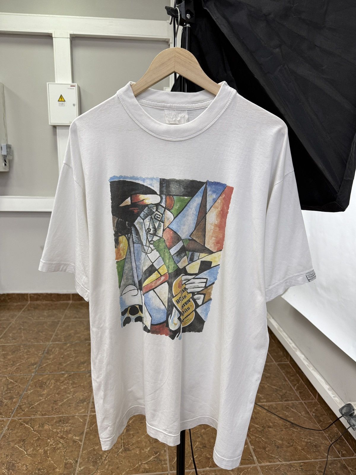 Vintage Vintage 90s Asymmetrical Fresco Art Holsten Picasso Van Gogh Size US XL / EU 56 / 4 - 1 Thumbnail
