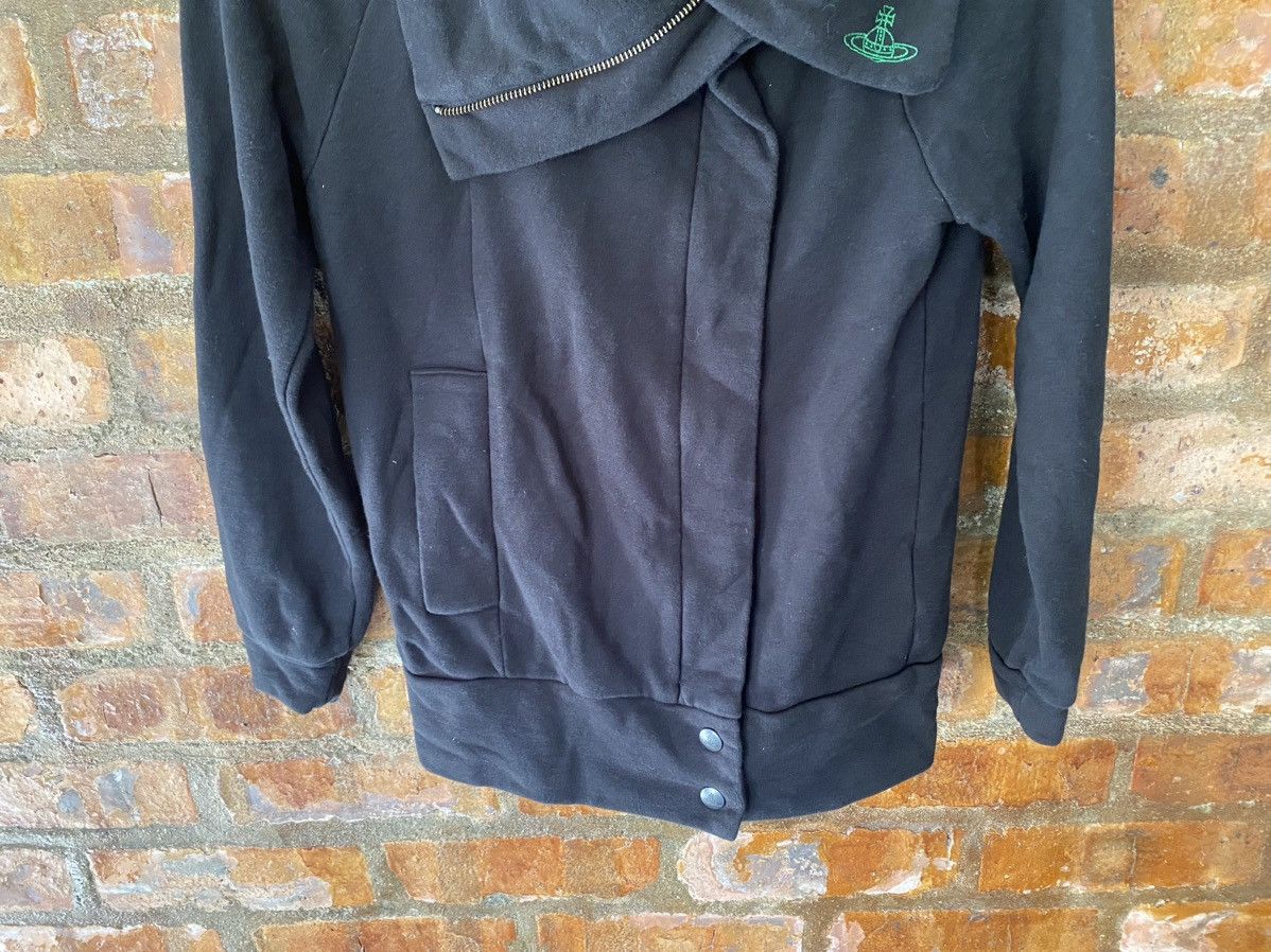 Vivienne Westwood 2000s Shawls colar embroideries logo sweat jacket Size S / US 4 / IT 40 - 4 Thumbnail