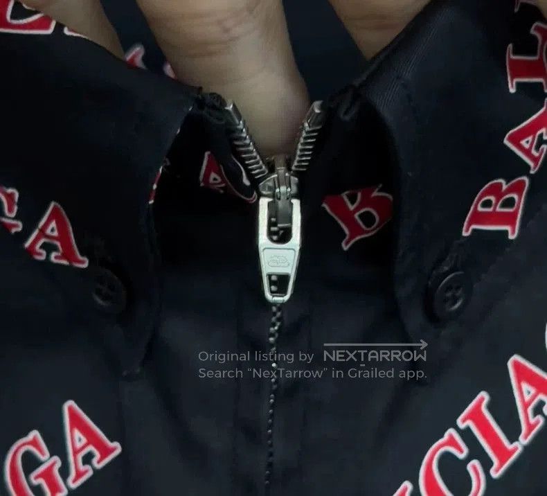 Balenciaga Balenciaga Logo Zip Short Sleeve Shirt. Size US XXS / EU 40 - 3 Thumbnail
