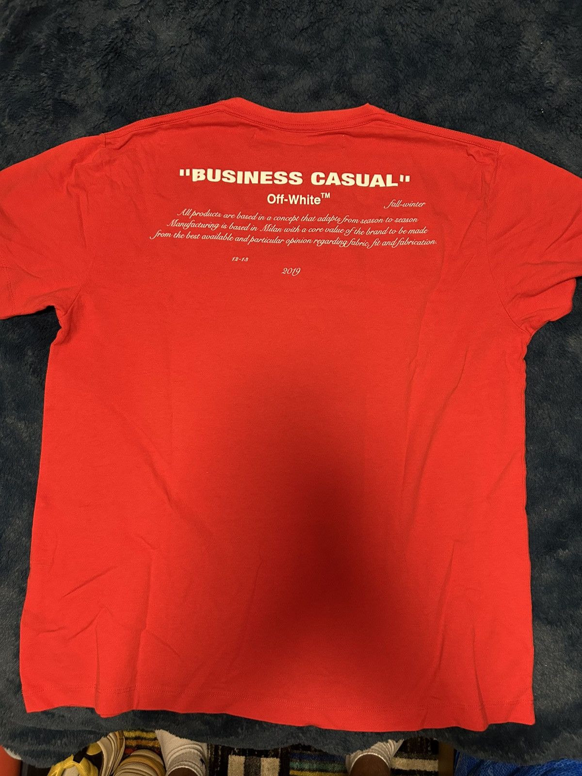 Off-White Off white virgil tee fits s Size US XXS / EU 40 - 4 Thumbnail