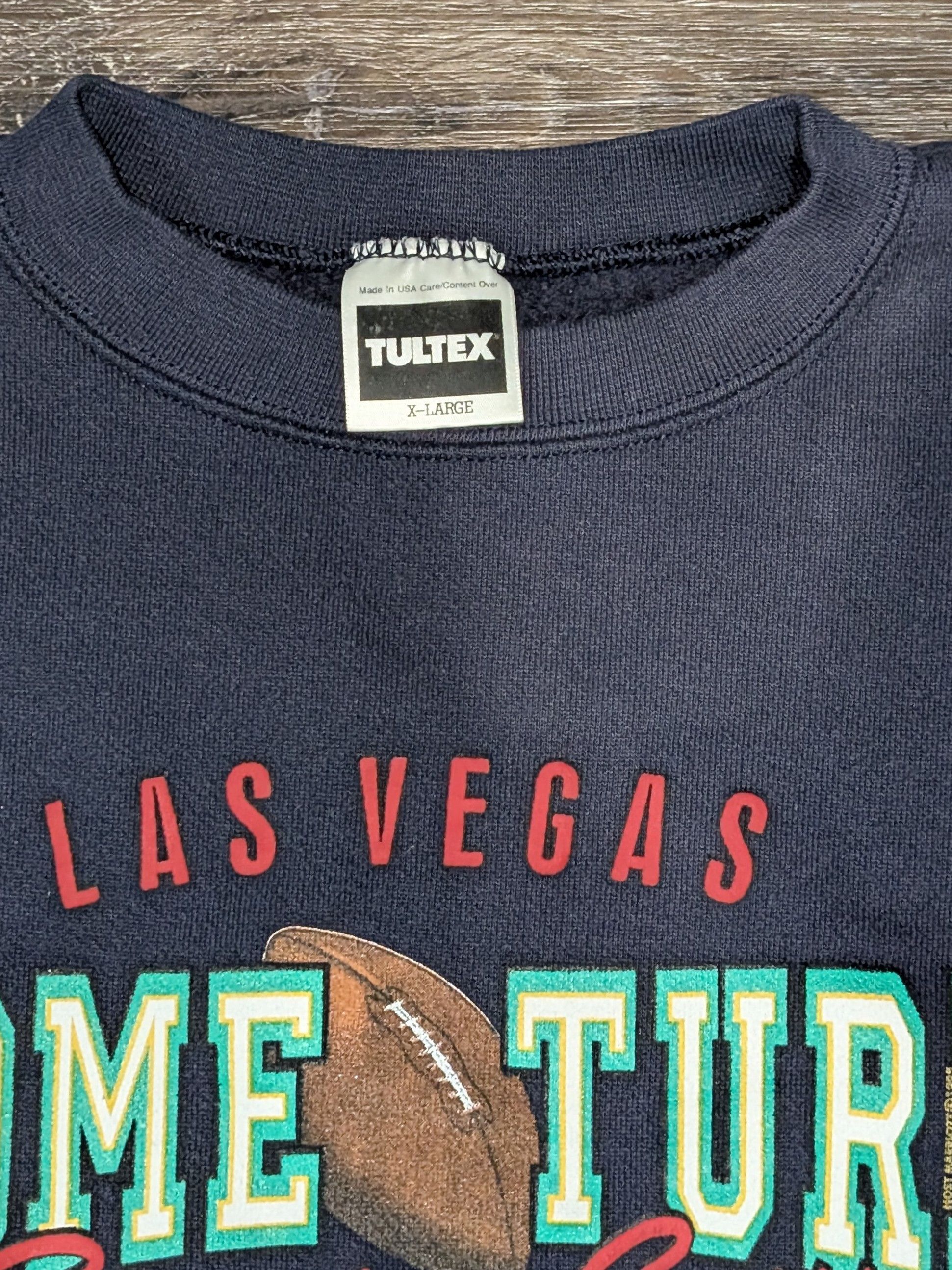 Tultex Vintage Las Vegas Home Turf Sports Grill crewneck sweatshirt Size US XL / EU 56 / 4 - 3 Thumbnail