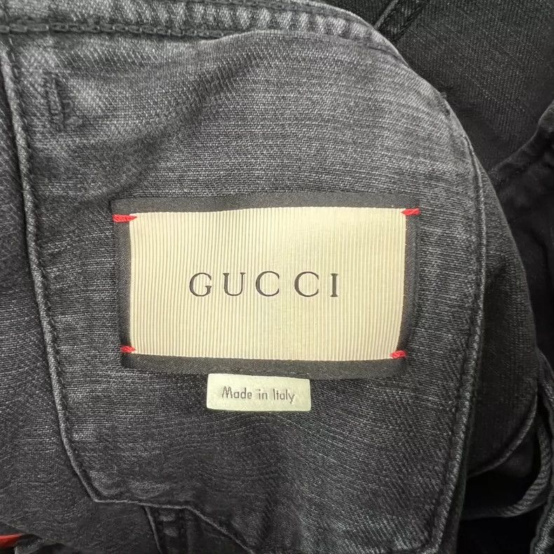 Gucci Gucci Rivet Tiger Denim Jacket 2502-Nextarrow Size US M / EU 48-50 / 2 - 5 Thumbnail