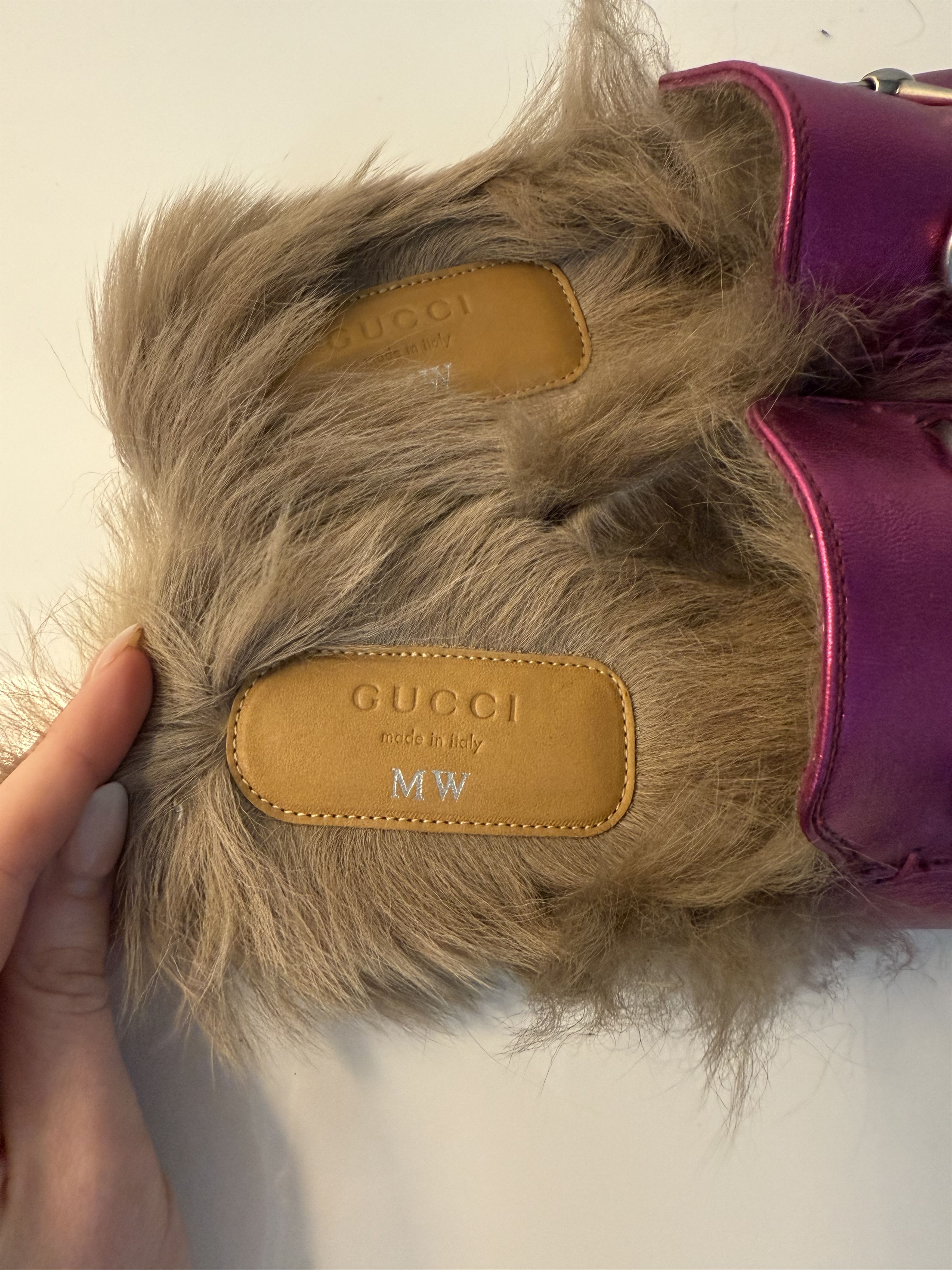 Gucci Gucci Lamb Wool Slippers Size US 8 / IT 38 - 4 Thumbnail
