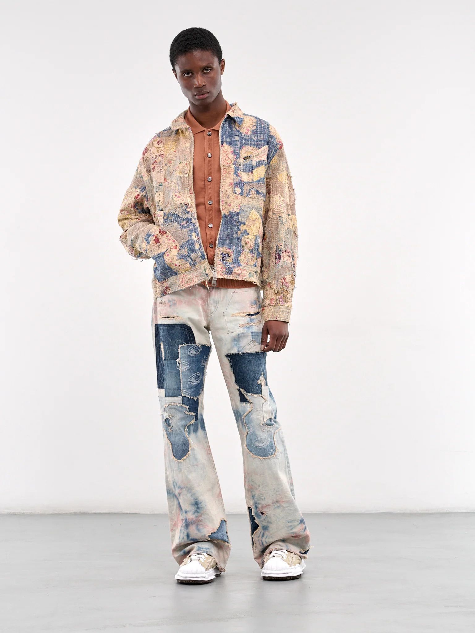 Kapital Kapital Champetre Boro Zip Up Blouson (Virgin Mary) Size US M / EU 48-50 / 2 - 4 Thumbnail