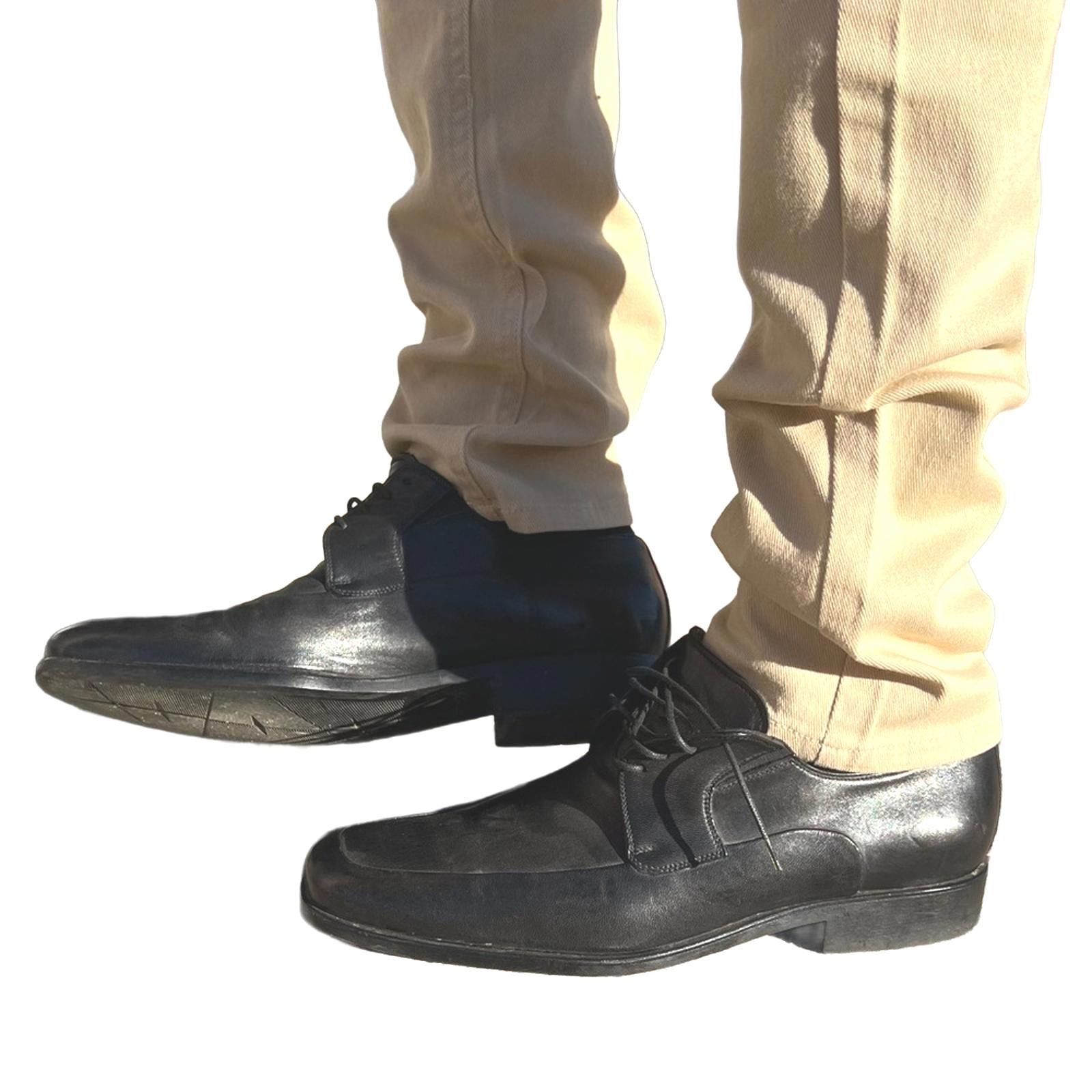 Bruno Magli Bruno Magli Black Leather Square Toe Dress Shoes 11M Size US 11 / EU 44 - 5 Thumbnail