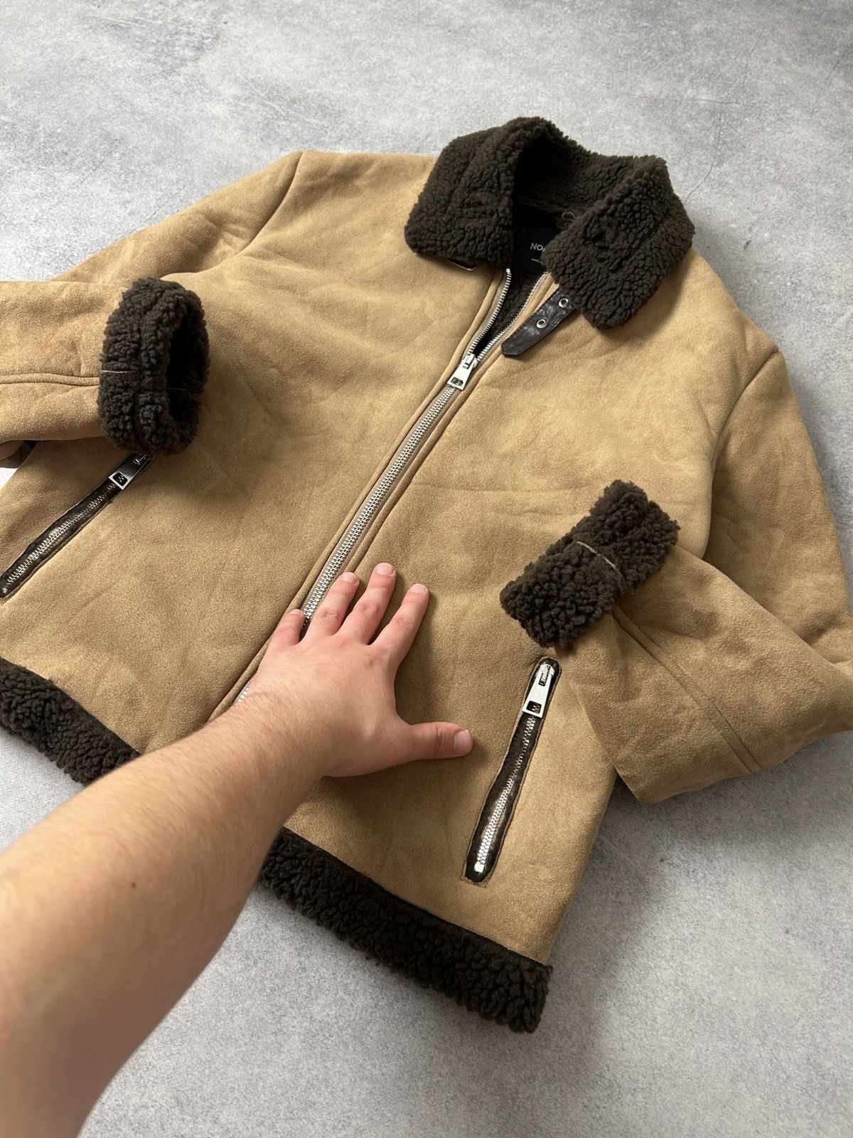 Japanese Brand Nohow Italy designer sherpa jacket mens Size US M / EU 48-50 / 2 - 3 Thumbnail