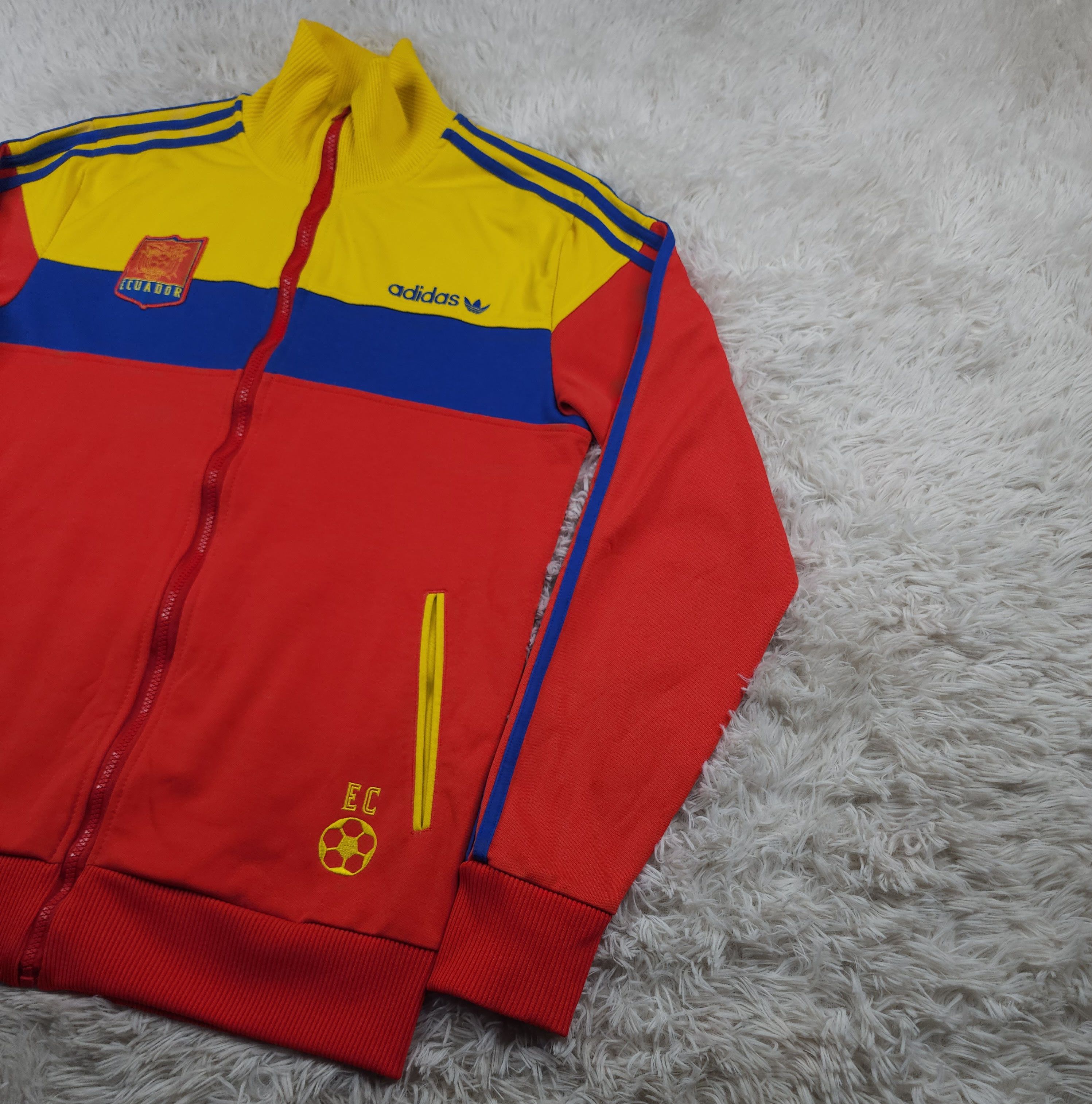 Adidas Vintage Adidas Ecuador National soccer team track jacket Size US M / EU 48-50 / 2 - 2 Thumbnail