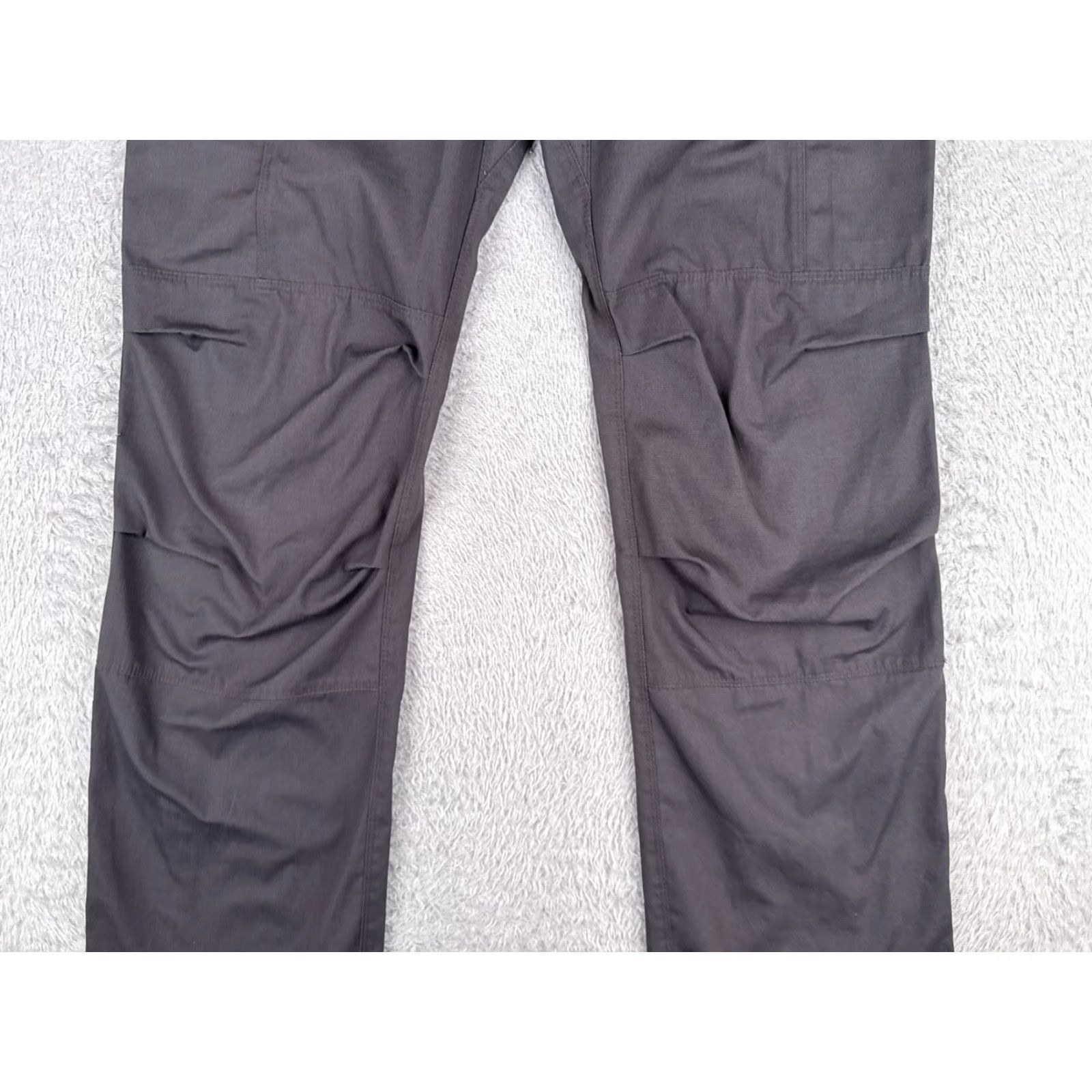 Vintage Vertx Cargo Pants Women 8 Gray Cotton Polyester Blend Regular Pocket Elastic Waist Front Flat Vintage: No Size 30" / US 8 / IT 44 - 3 Thumbnail