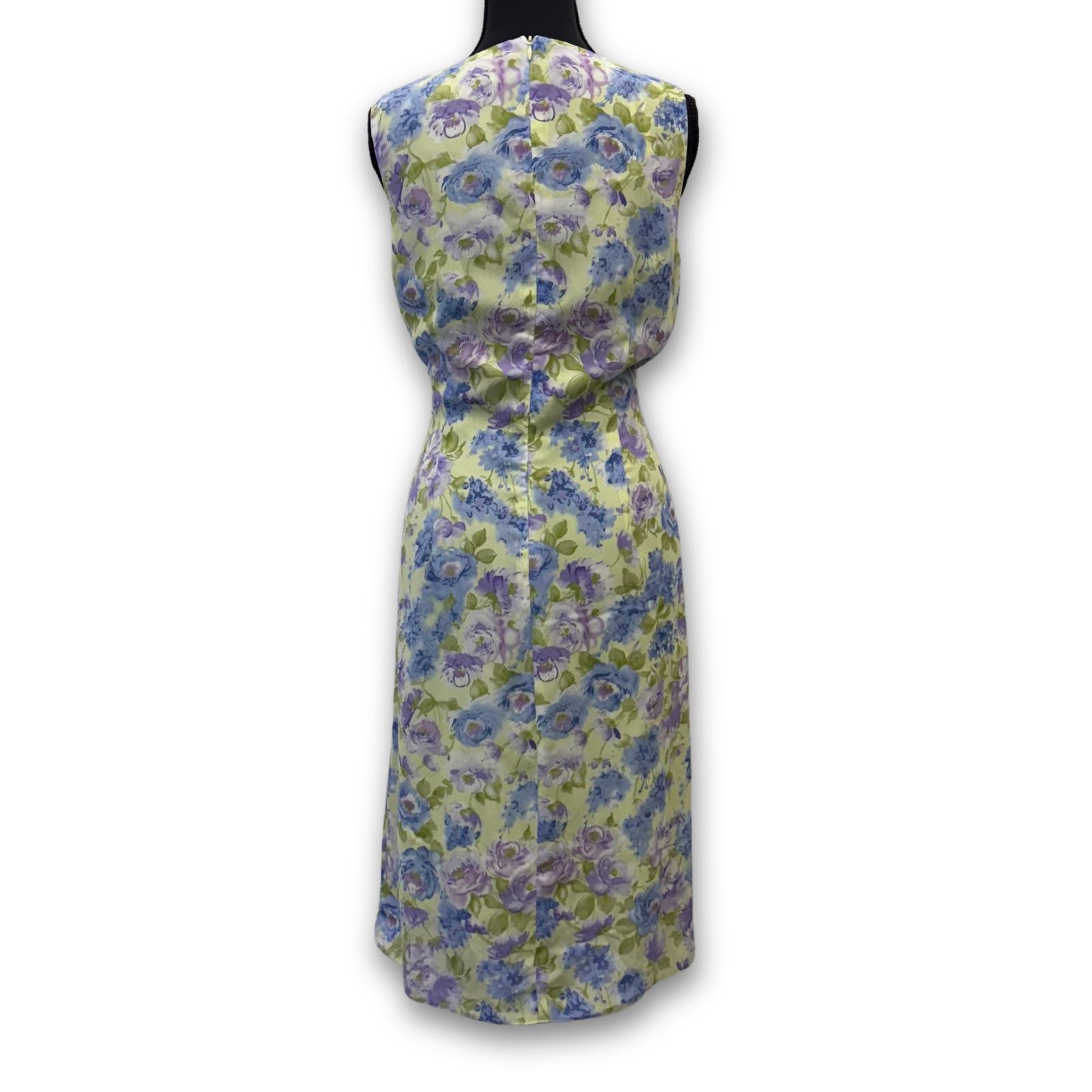 Vintage Vintage Floral A-Line Midi Dress | 12 P | Julian Taylor Size XL / US 12-14 / IT 48-50 - 2 Thumbnail