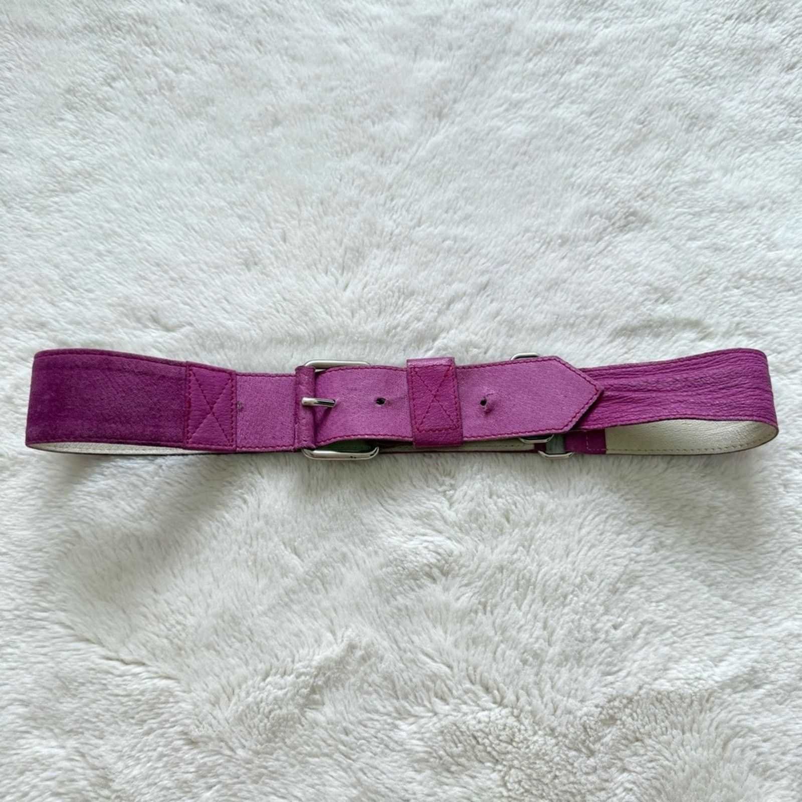 Other Lina Lee women pink suede belt size 90 cm Size ONE SIZE - 2 Thumbnail