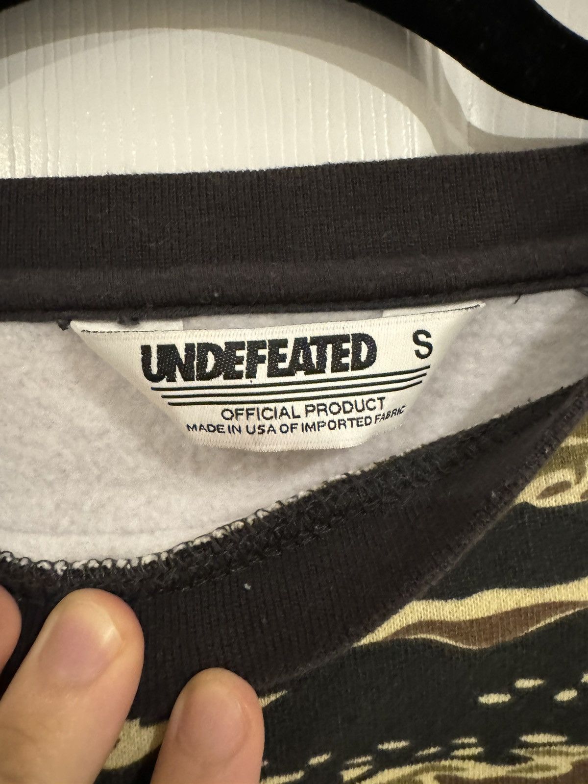 Undefeated Undefeated tiger camo crewneck Size US S / EU 44-46 / 1 - 3 Thumbnail