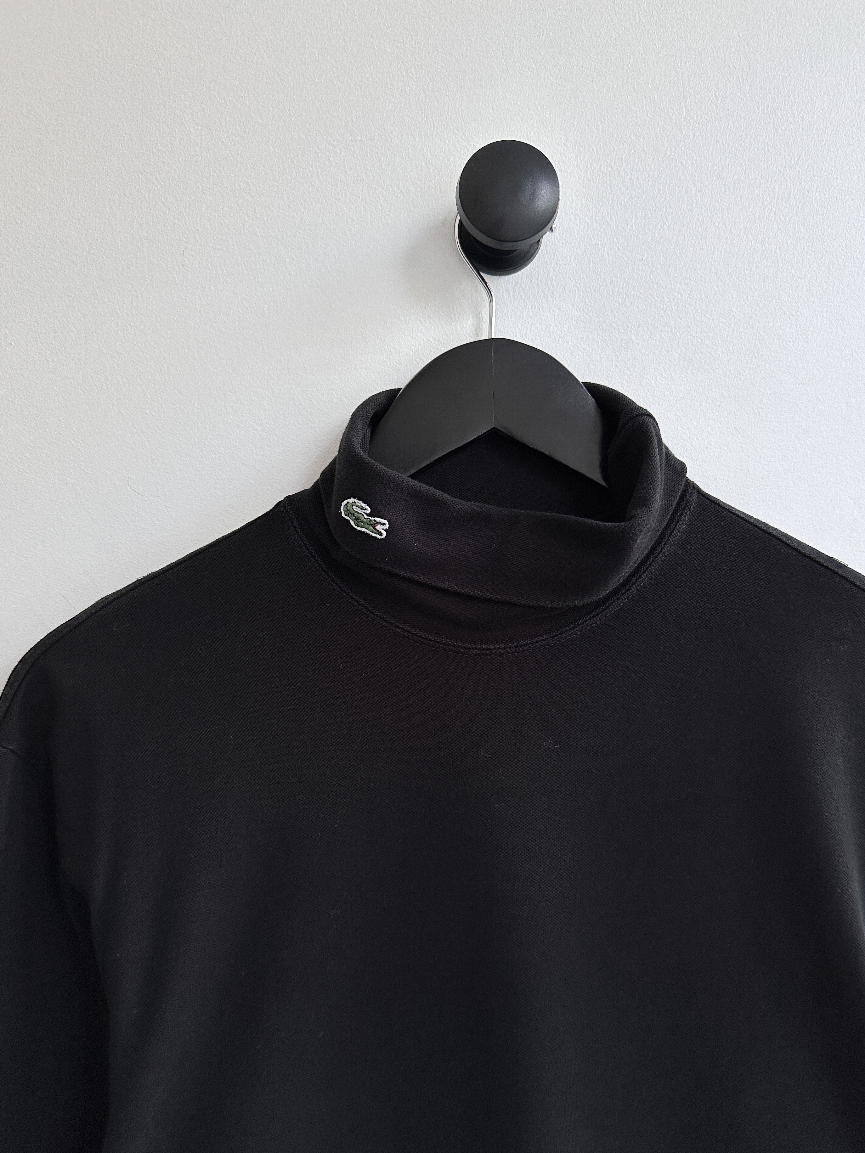 Lacoste Vintage Lacoste Black Turtleneck Jumper Longsleeve Size US S / EU 44-46 / 1 - 3 Thumbnail