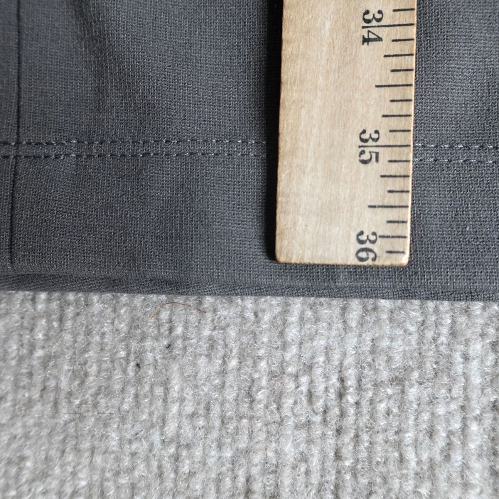 Vintage Nora Gardner Womens Dress Gray Solid Pencil Knee Length 4 Made in USA NEW READ Size S / US 4 / IT 40 - 3 Thumbnail