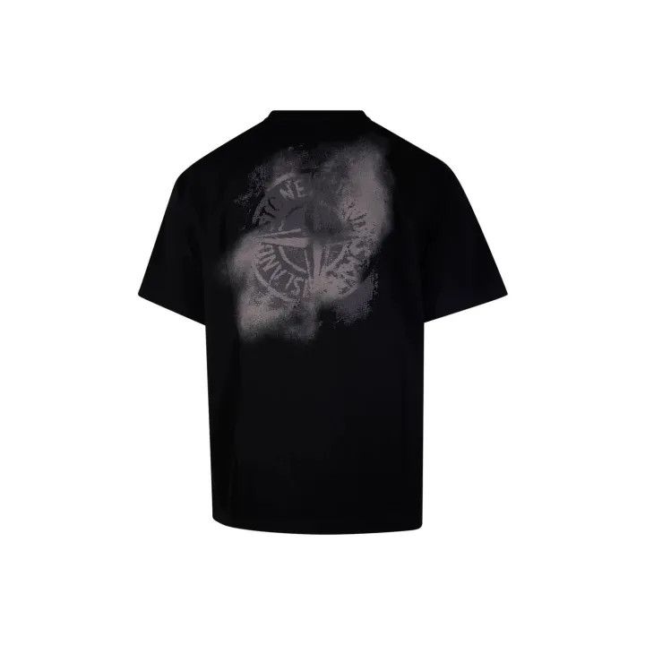 Stone Island Stone Island Black Graphic Print T-Shirt Size US S / EU 44-46 / 1 - 1 Thumbnail