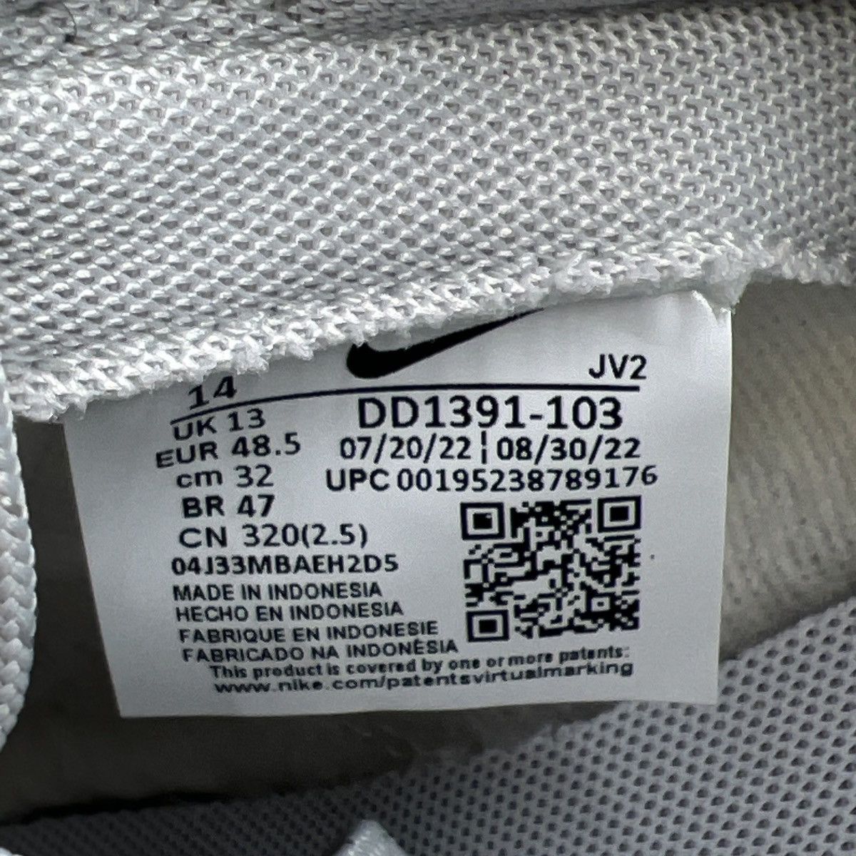 Nike Nike dunk low grey fog Size US 14 / EU 47 - 9 Thumbnail