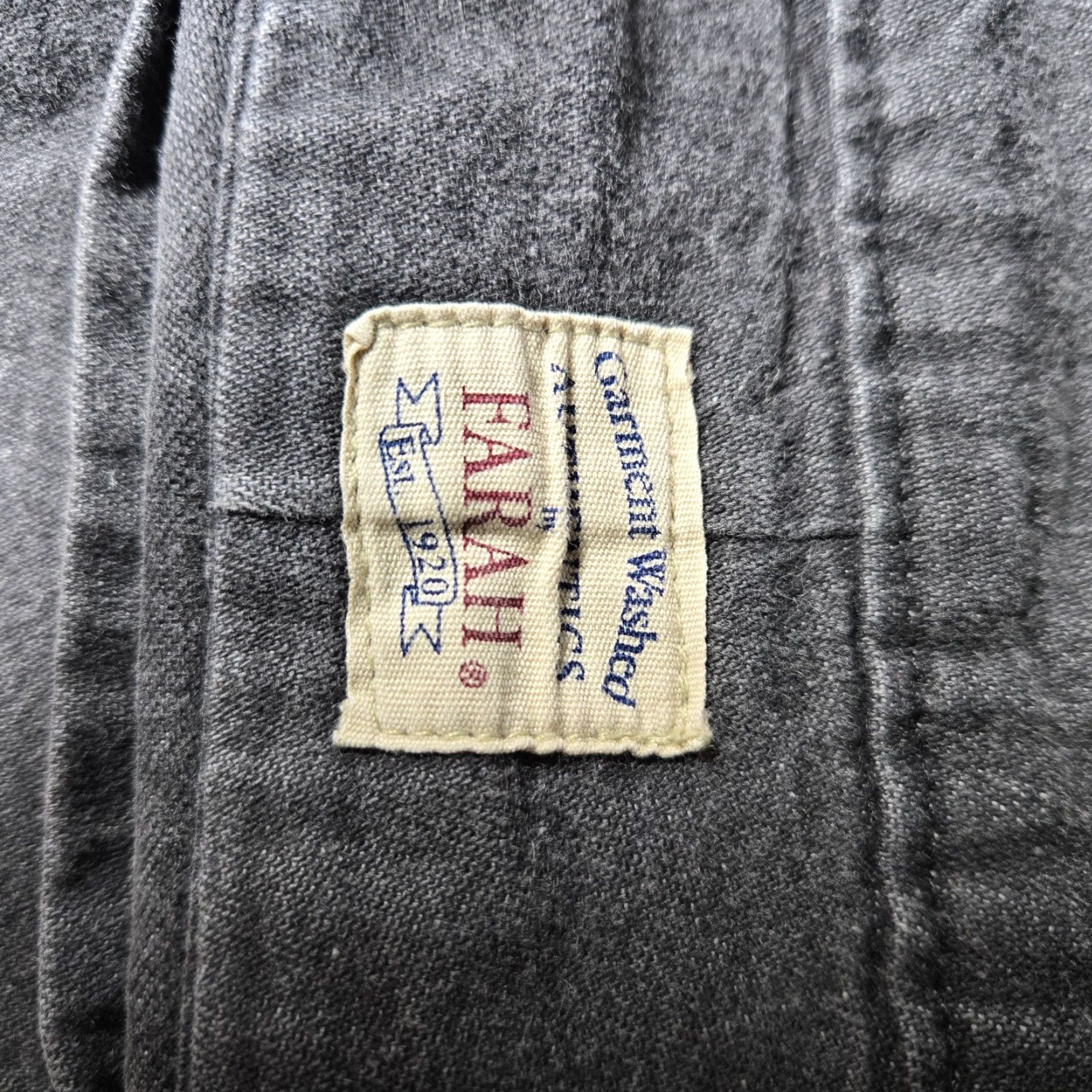 Farah Farah Pants Gray Jeans Pants Denim Straight Leg Pockets Adult Men's Size 38 x 32 90s City Preppy, Dress Pants, 38, Gray, Farah, Pants, Mens Size US 38 / EU 54 - 4 Thumbnail
