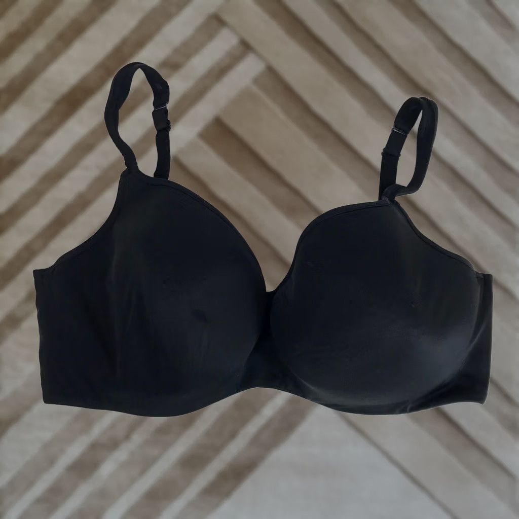 Vintage VINTAGE? No — Cacique Balconette Bra Black 42DDD Plus Size Underwire Seamless Shapewear Womens Size ONE SIZE - 1 Thumbnail