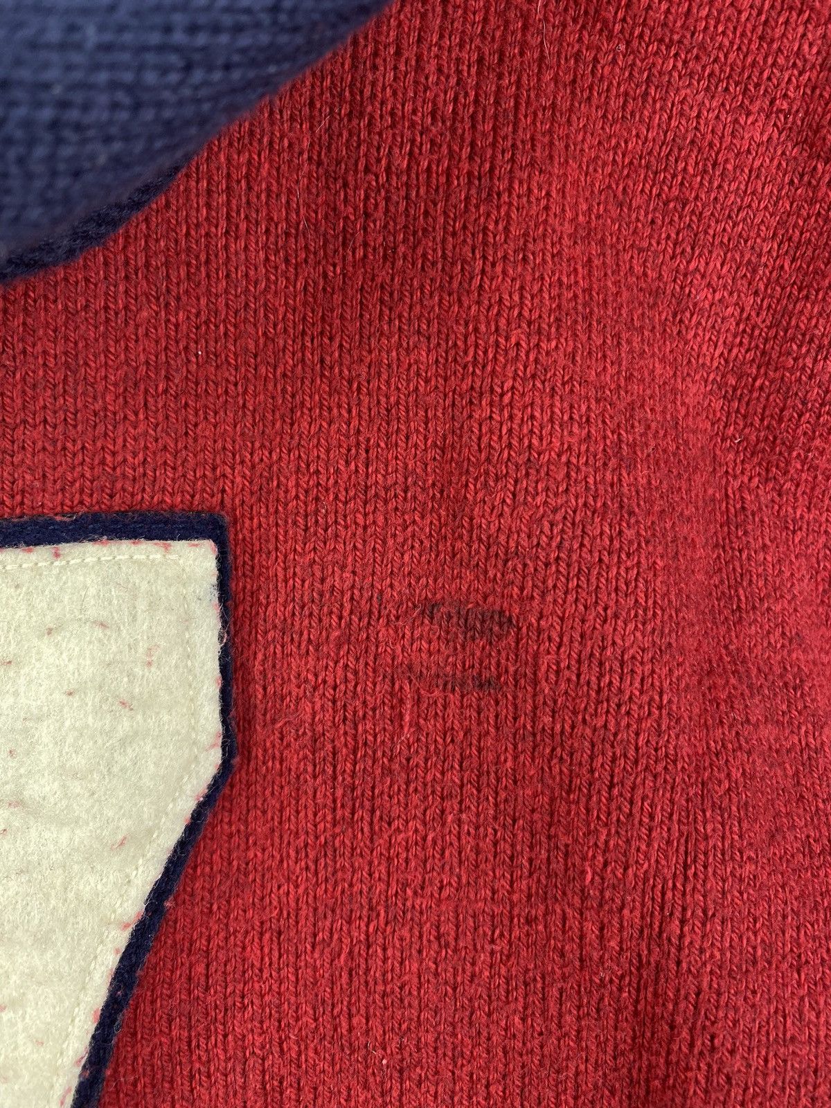 Polo Ralph Lauren × Vintage Polo Ralph Lauren Womens Medium Sweater Hoodie Red Designer Size M / US 6-8 / IT 42-44 - 8 Thumbnail