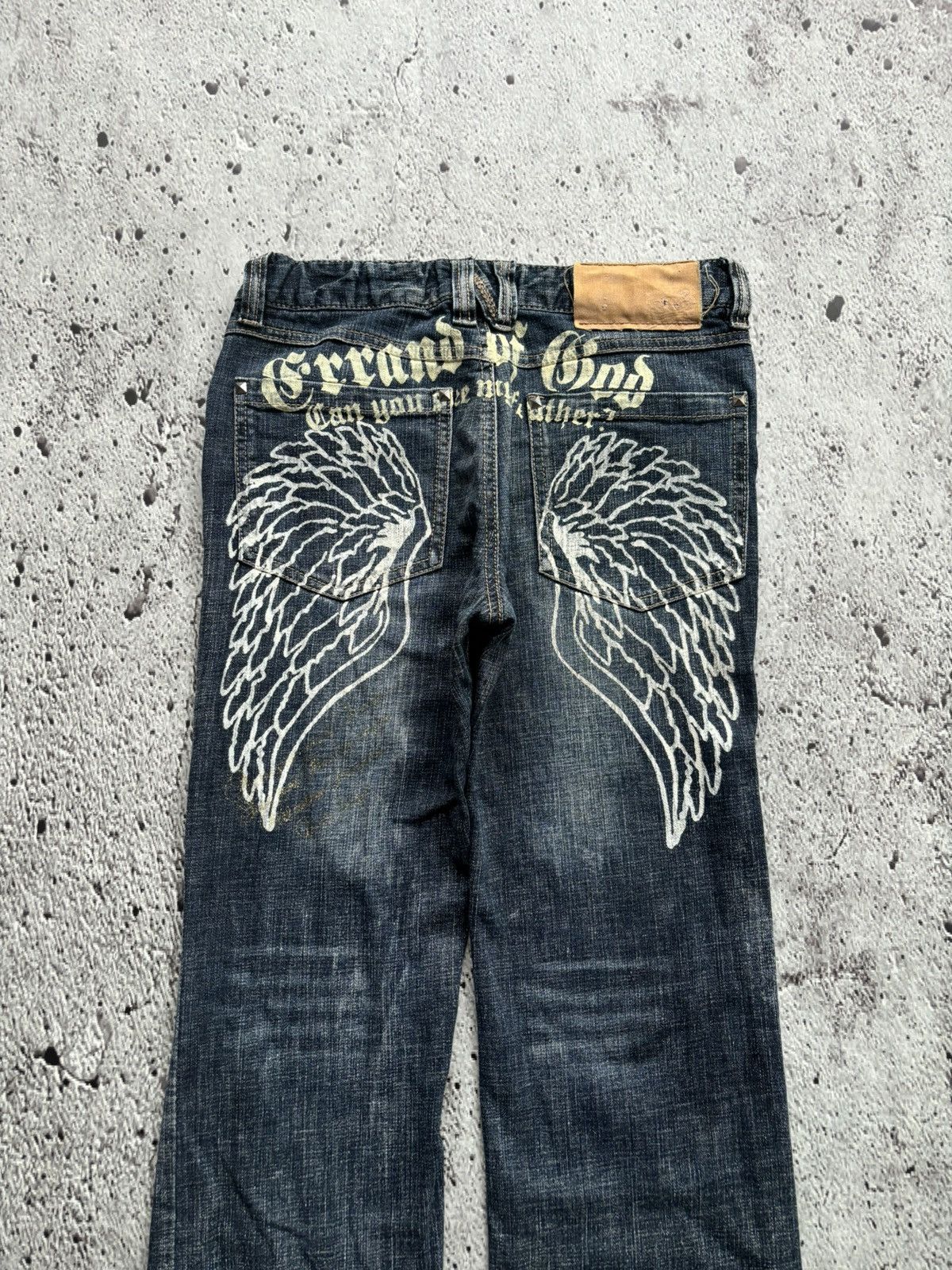 Hysteric Glamour Y2k wings Ifsixwasnine Punk style Denim jeans Size US 28 / EU 44 - 5 Thumbnail