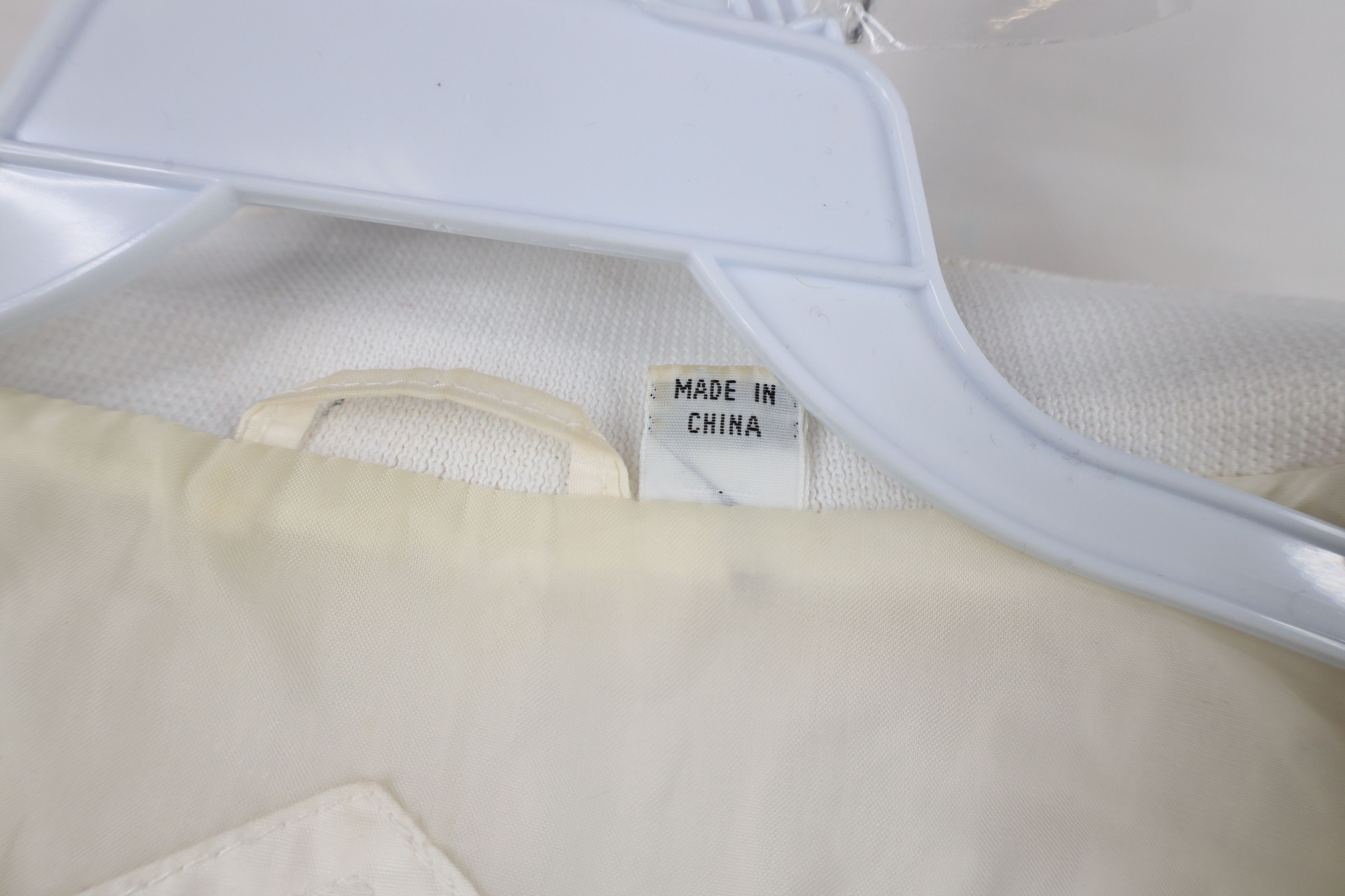 Members Only × Vintage Vintage 90s Members Only Cafe Racer Bomber Jacket White Size US L / EU 52-54 / 3 - 15 Thumbnail