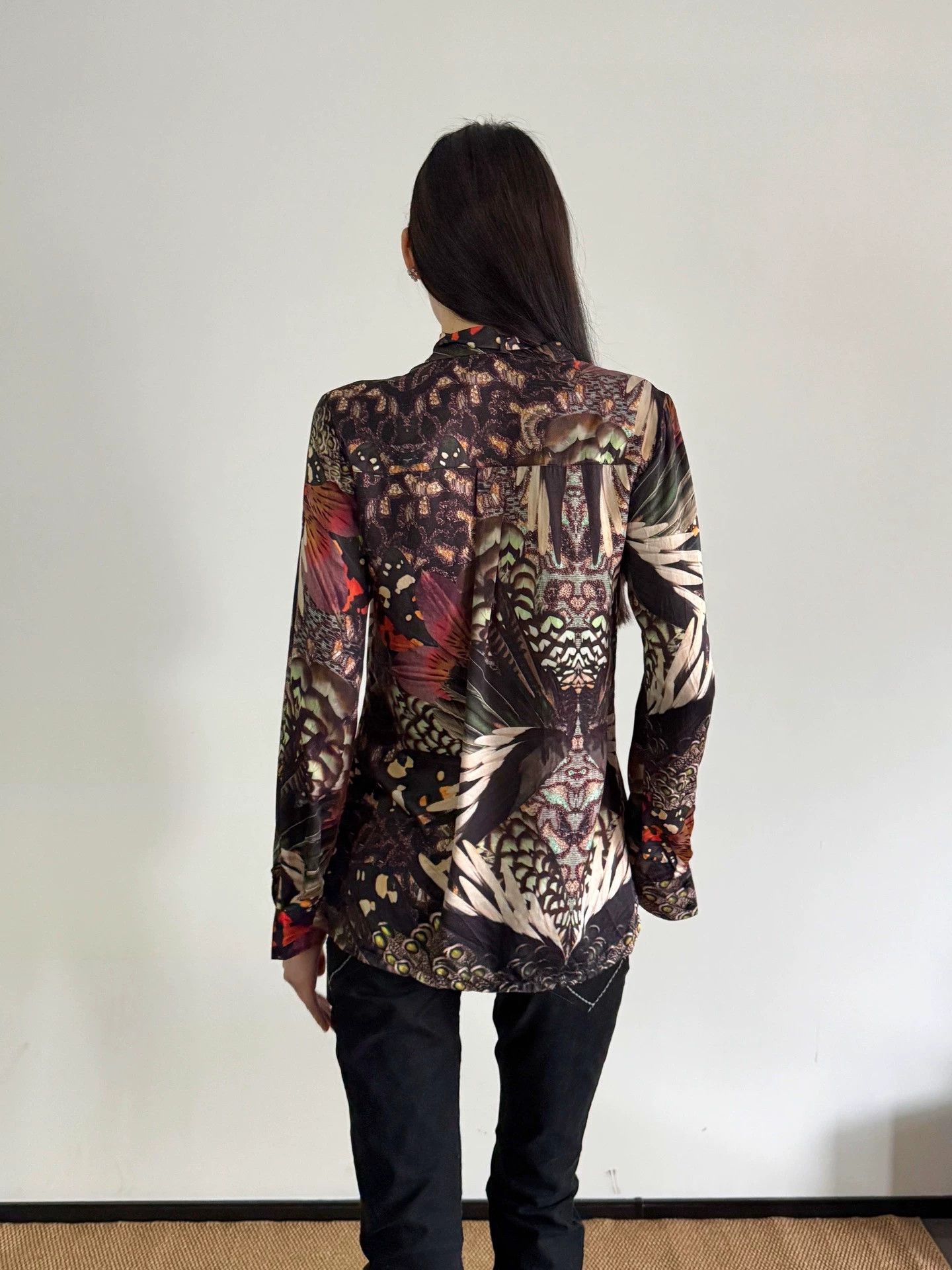 Other British Brand Vintage Printed Shirt UK8 Size S / US 4 / IT 40 - 9 Thumbnail