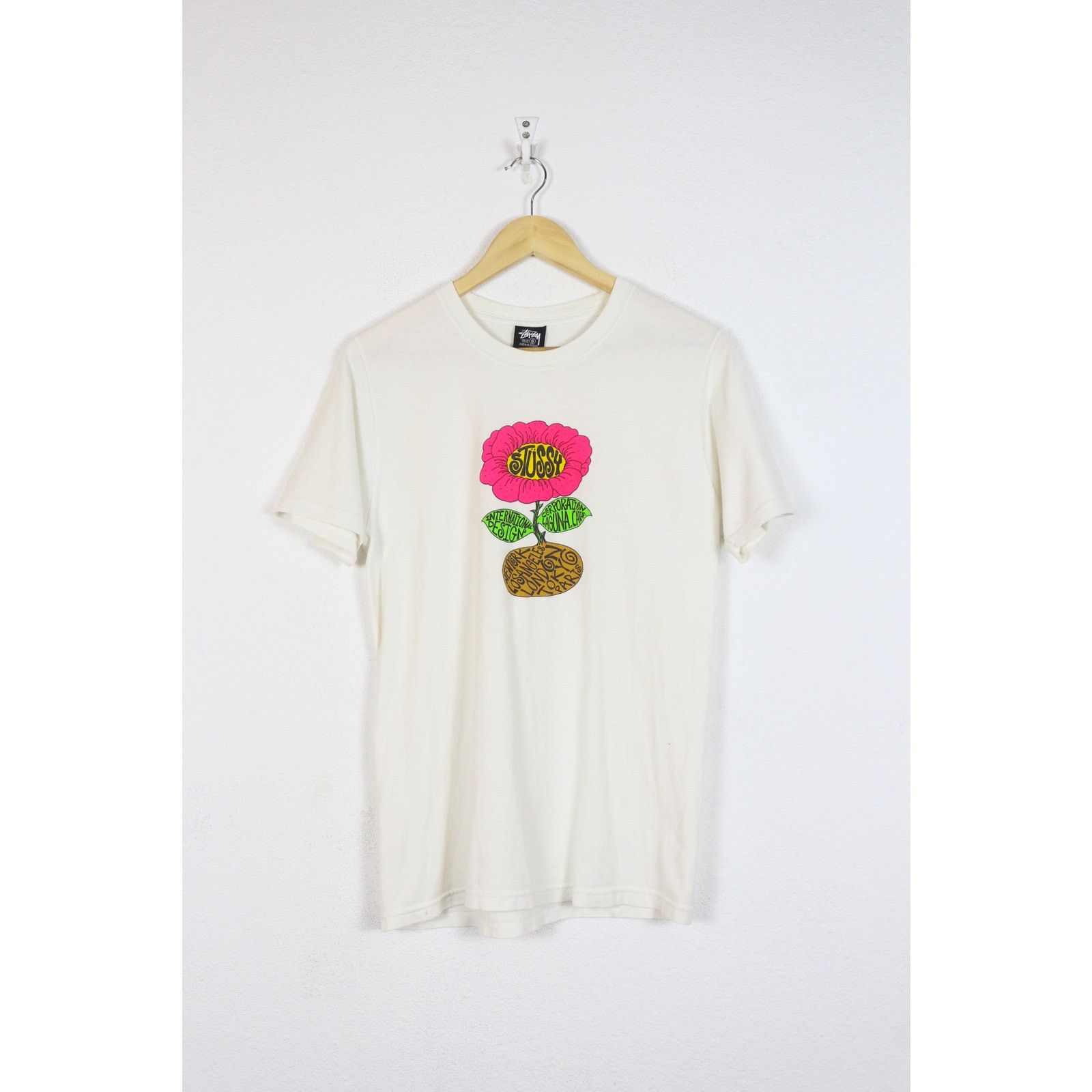 Stussy Stussy SunFlower Printed Logo T-shirt Tee Size US S / EU 44-46 / 1 - 1 Thumbnail