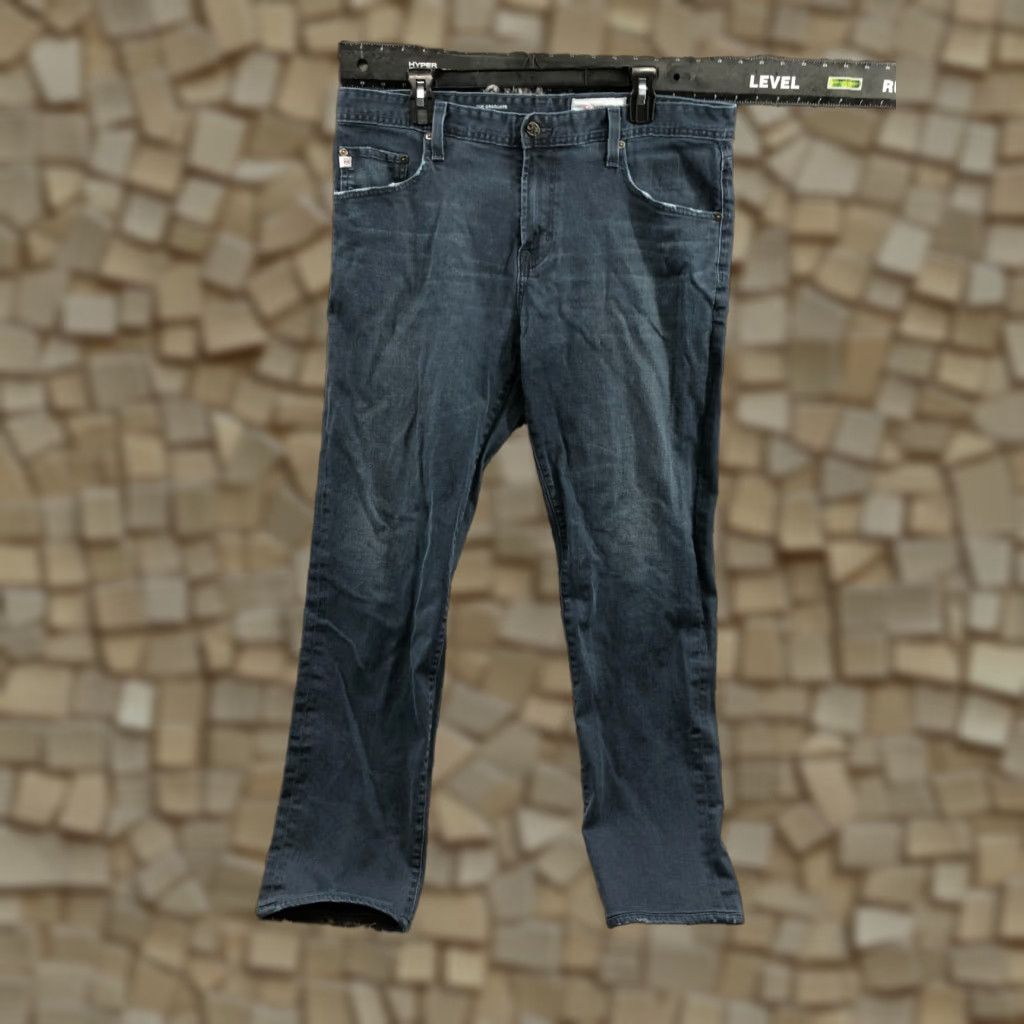 Vintage AG The Graduate Tailor Leg Jeans Size 36 Mens Mid Rise Medium Blue Wash Jeans Regular 5-Pocket Denim Straight | AG Adriano Goldschmied The Everett Men Size US 36 / EU 52 - 1 Thumbnail