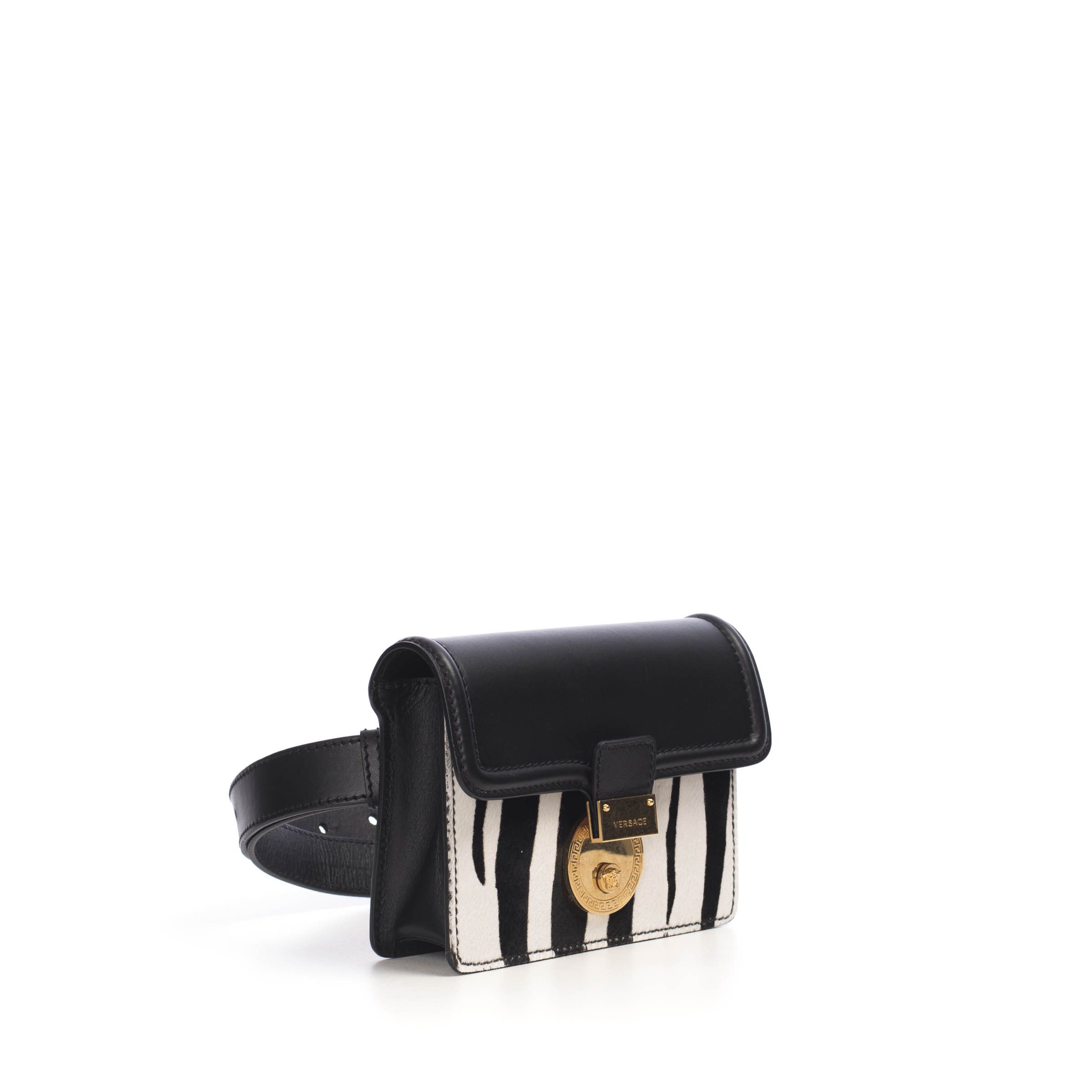 Versace Zebra Motif V-Adiona Belt Bag Size ONE SIZE - 8 Thumbnail