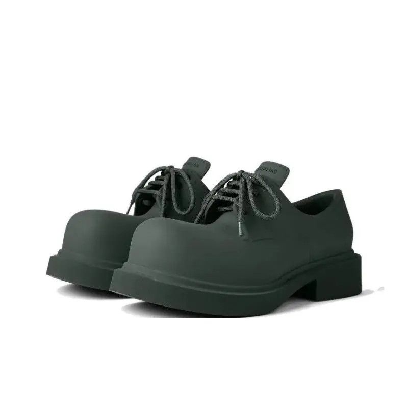 Balenciaga o1bcso1str1024 Steroid Derby Shoes in Dark Green Size US 6 / EU 39 - 3 Thumbnail