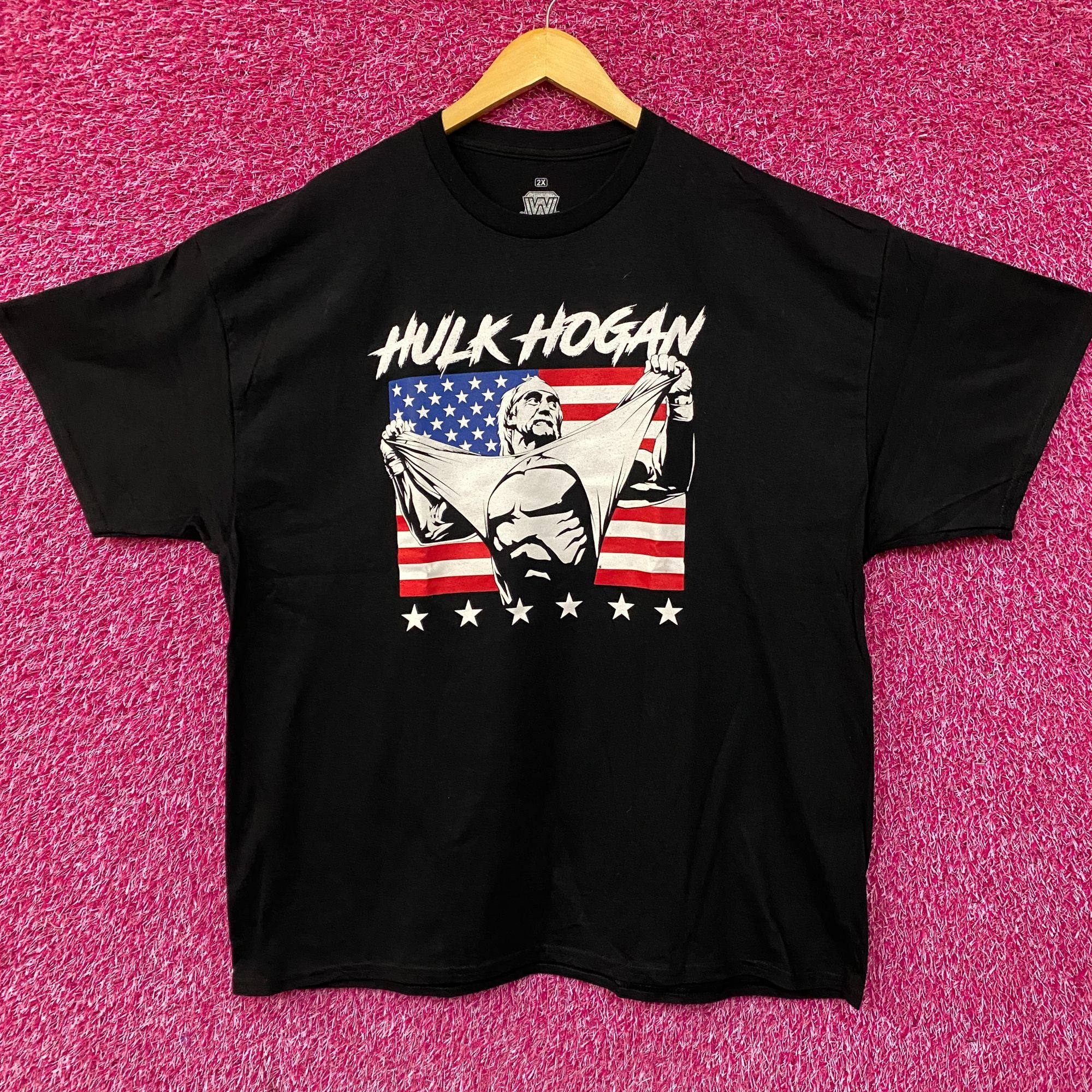 WWE WWE Hulk Hogan American Flag Poster T-Shirt 2XL Size US XXL / EU 58 / 5 - 1 Thumbnail