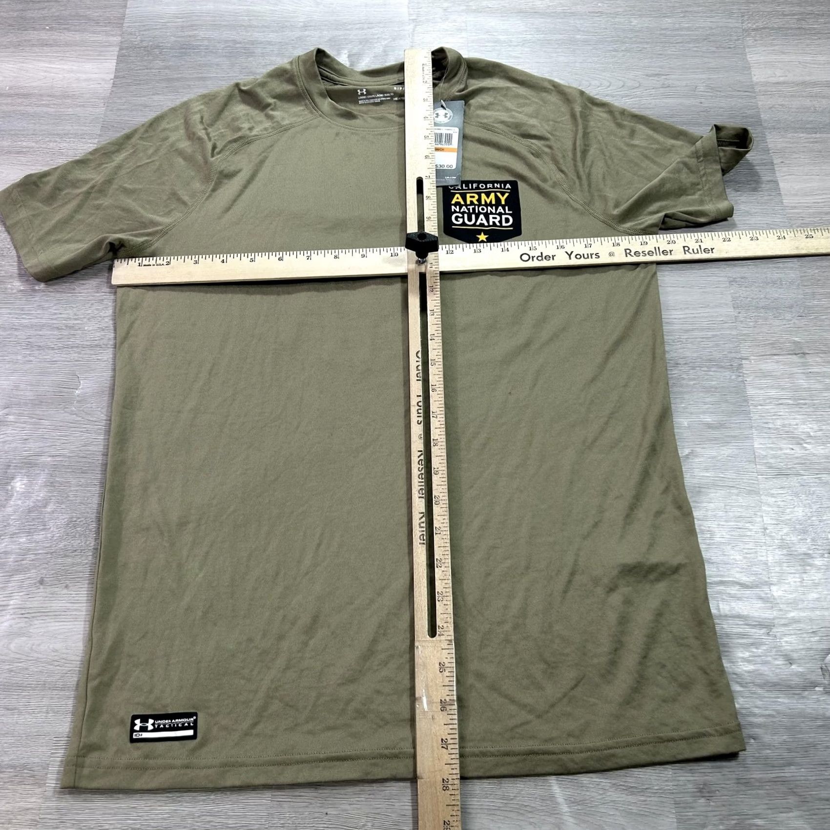 Under Armour Under Armour Shirt Mens Small Green California Army National Guard Tee Size US S / EU 44-46 / 1 - 7 Thumbnail