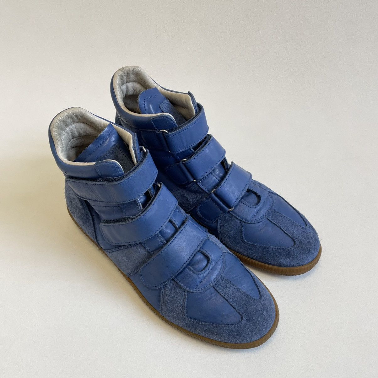 Maison Margiela Royal Blue Velcro GAT Sneakers Size US 8 / EU 41 - 2 Thumbnail