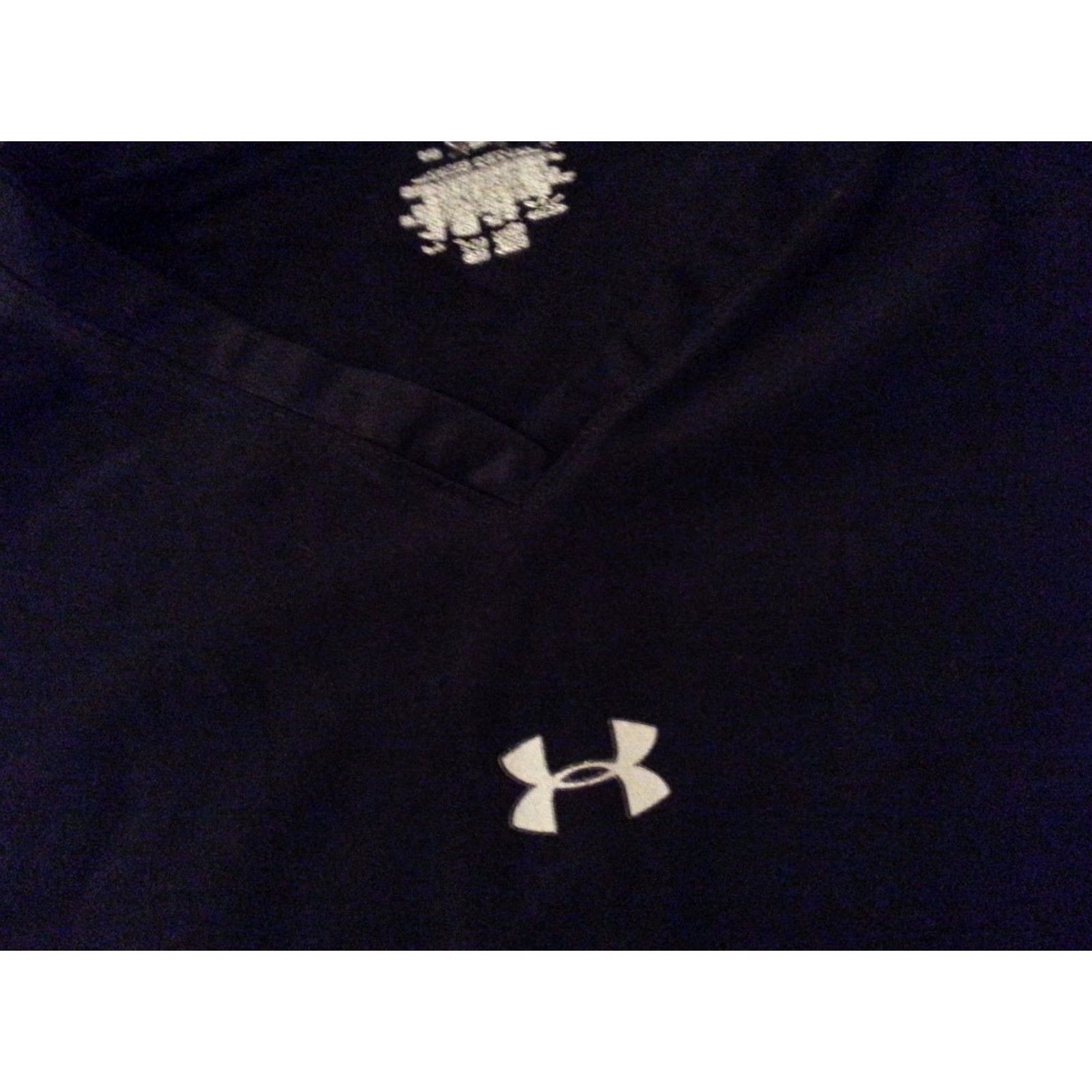 Under Armour VINTAGE Under Armour Shirt Womens L Black Athletic Shirt Size L / US 10 / IT 46 - 4 Thumbnail