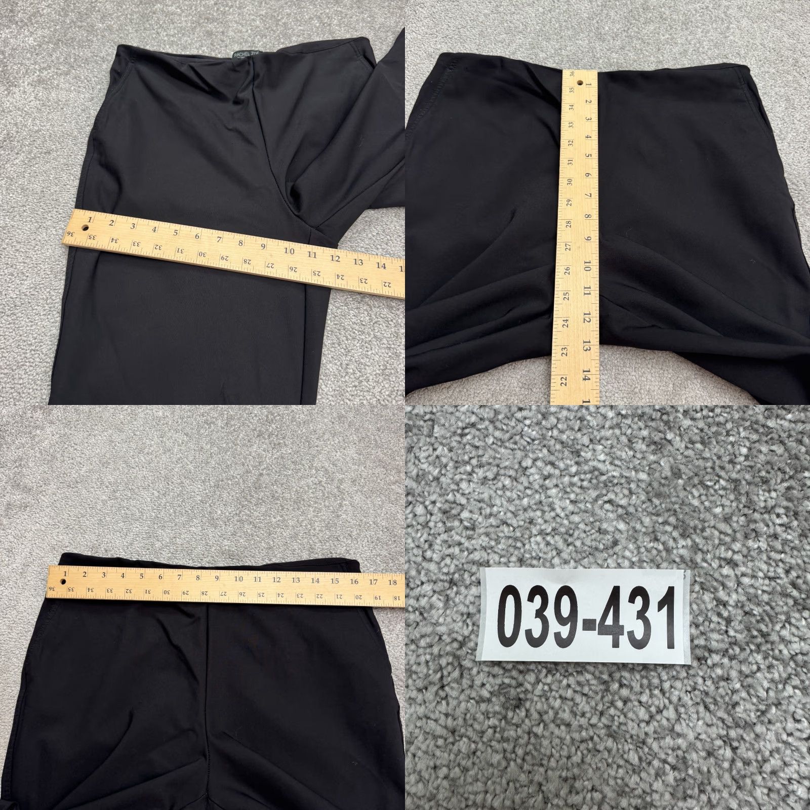 Rachel Zoe Rachel Zoe Pants Dress Straight Leg Work Black 10 Womens Dress Pants Workwear Size 32" / US 10 / IT 46 - 9 Thumbnail