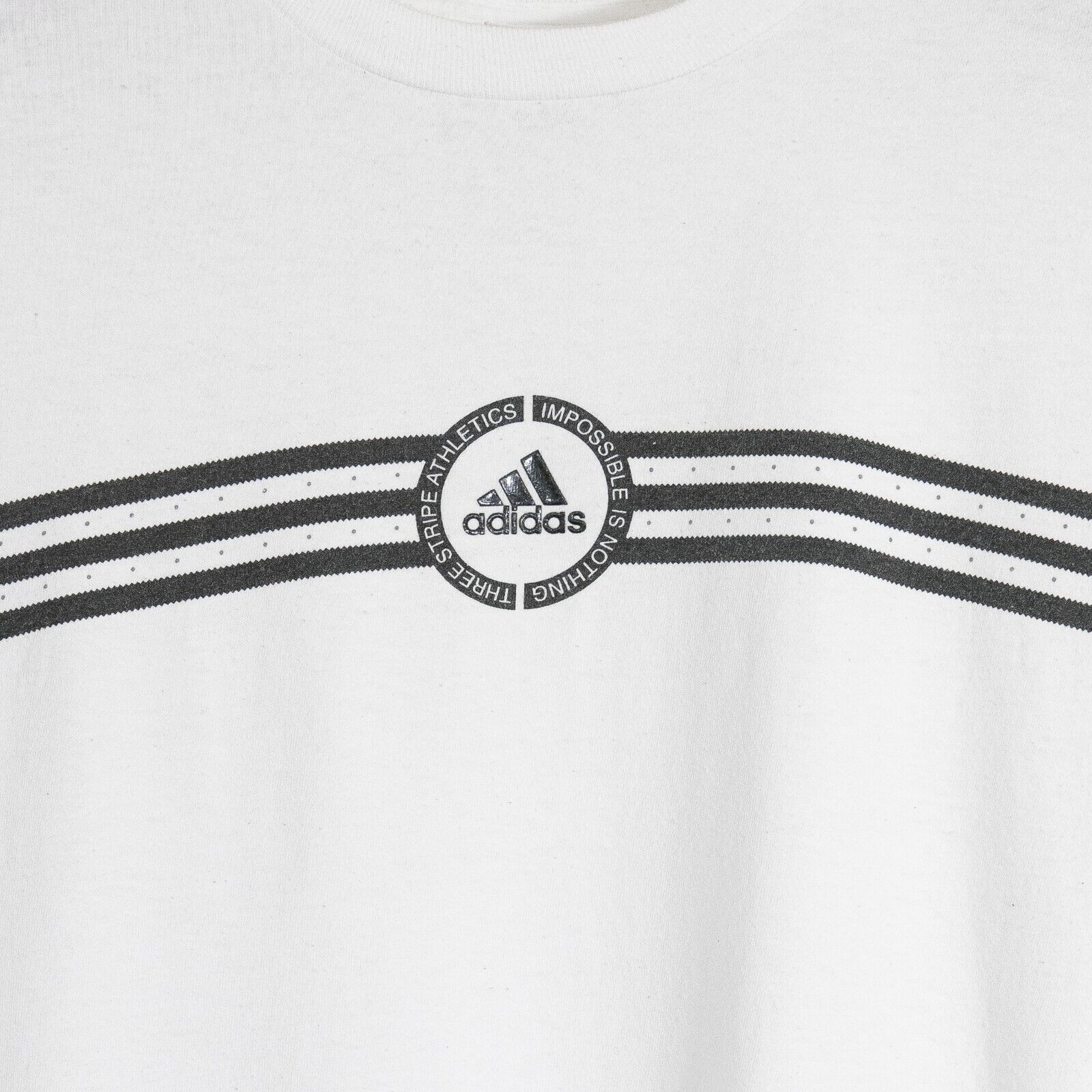 Adidas Vintage Adidas T Shirt XL - Three Stripes Sportswear Retro Size US XL / EU 56 / 4 - 3 Thumbnail