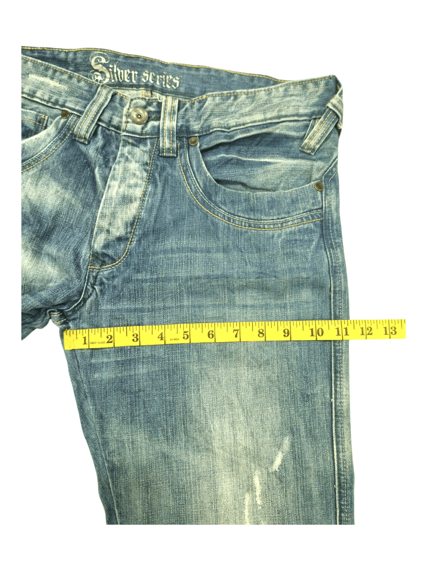 Silver Jeans Co. Vintage Silver Jeans Distressed Faded Flare Denim Size US 31 - 22 Thumbnail