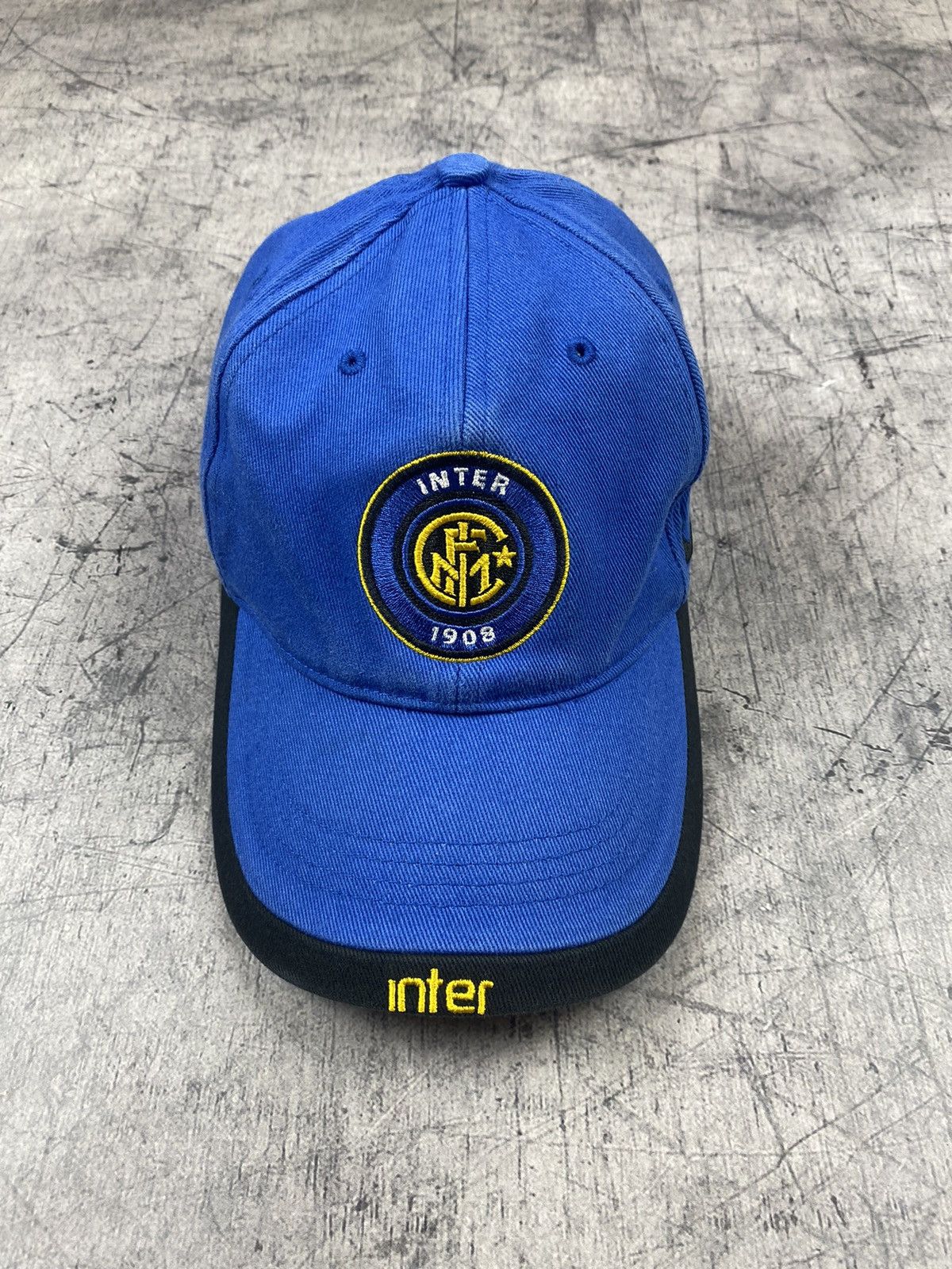 Nike × Vintage Vintage Nike Inter Y2K Soccer Jersey Cap Hats Size ONE SIZE - 3 Thumbnail