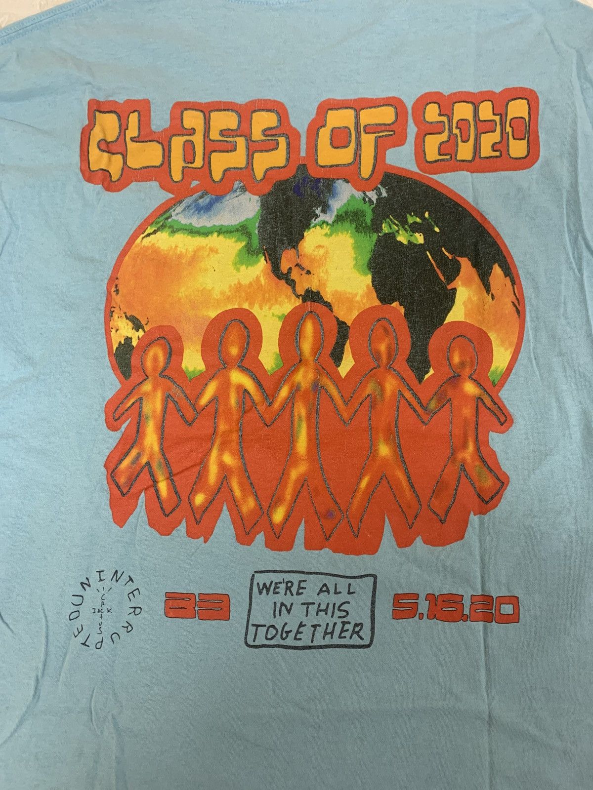 Travis Scott Travis Scott Class of 2020 COVID charity tee Size US XL / EU 56 / 4 - 3 Thumbnail