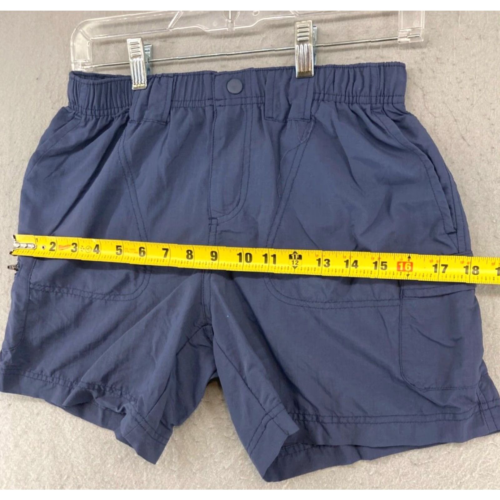 Vintage Columbia Womens Shorts XS Blue Outdoor Hiking Cargo Snap Size 26" / US 2 / IT 38 - 3 Thumbnail