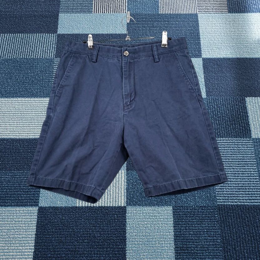 Nautica Nautica Shorts Mens 32 Blue Chino Mid-Rise 9" Flat Front Casual Outdoor Size US 32 / EU 48 - 1 Thumbnail