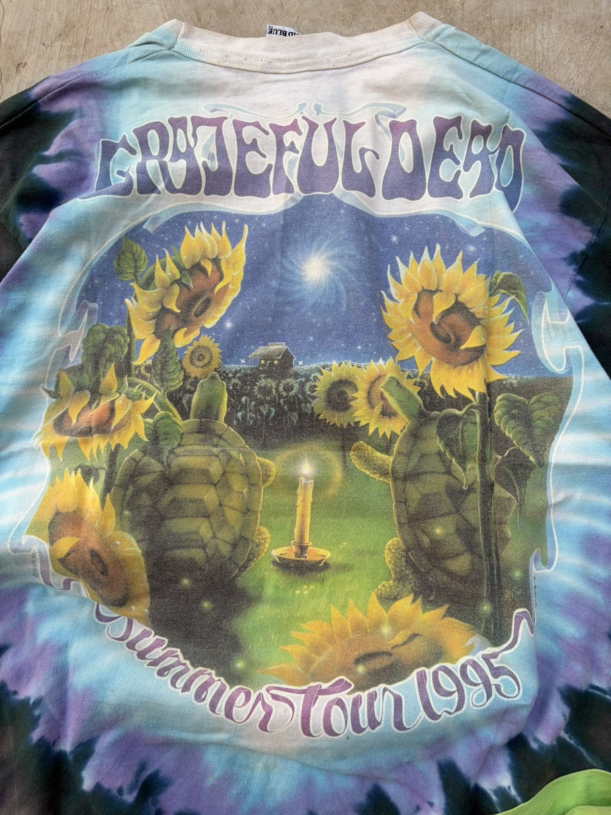 Band Tees Vintage 1995 Grateful Dead Summer Tour Tshirt Size US XL / EU 56 / 4 - 3 Thumbnail
