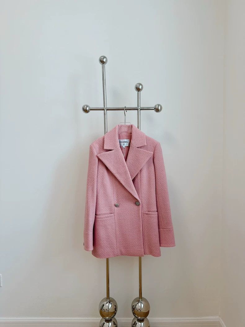 Chanel Chanel 22k autumn and winter series pink jacket Size XXS / US 00 / IT 34 - 1 Thumbnail