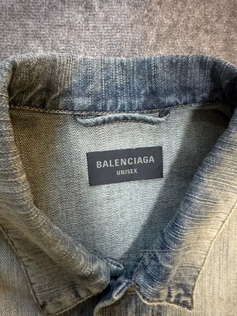Balenciaga Balenciaga Dragon totem making old denim jacket coat Size US S / EU 44-46 / 1 - 3 Thumbnail