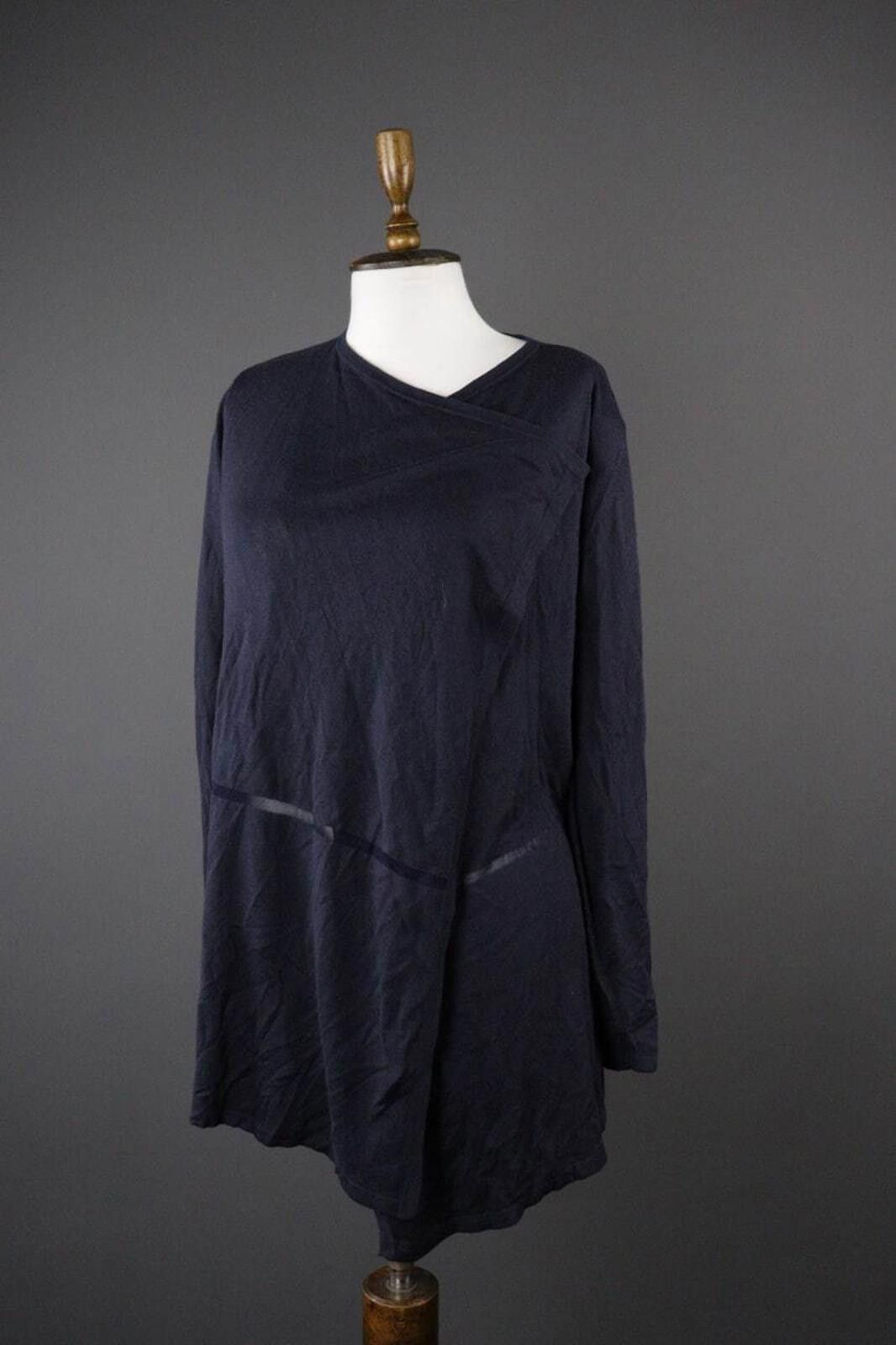 Designer Armani Jeans Casual Knit Open Cardigan Sweater Size 42 Size M / US 6-8 / IT 42-44 - 2 Thumbnail